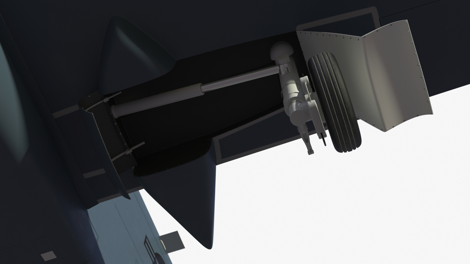 Drone RQ-4 Global Hawk Rigged 3D model