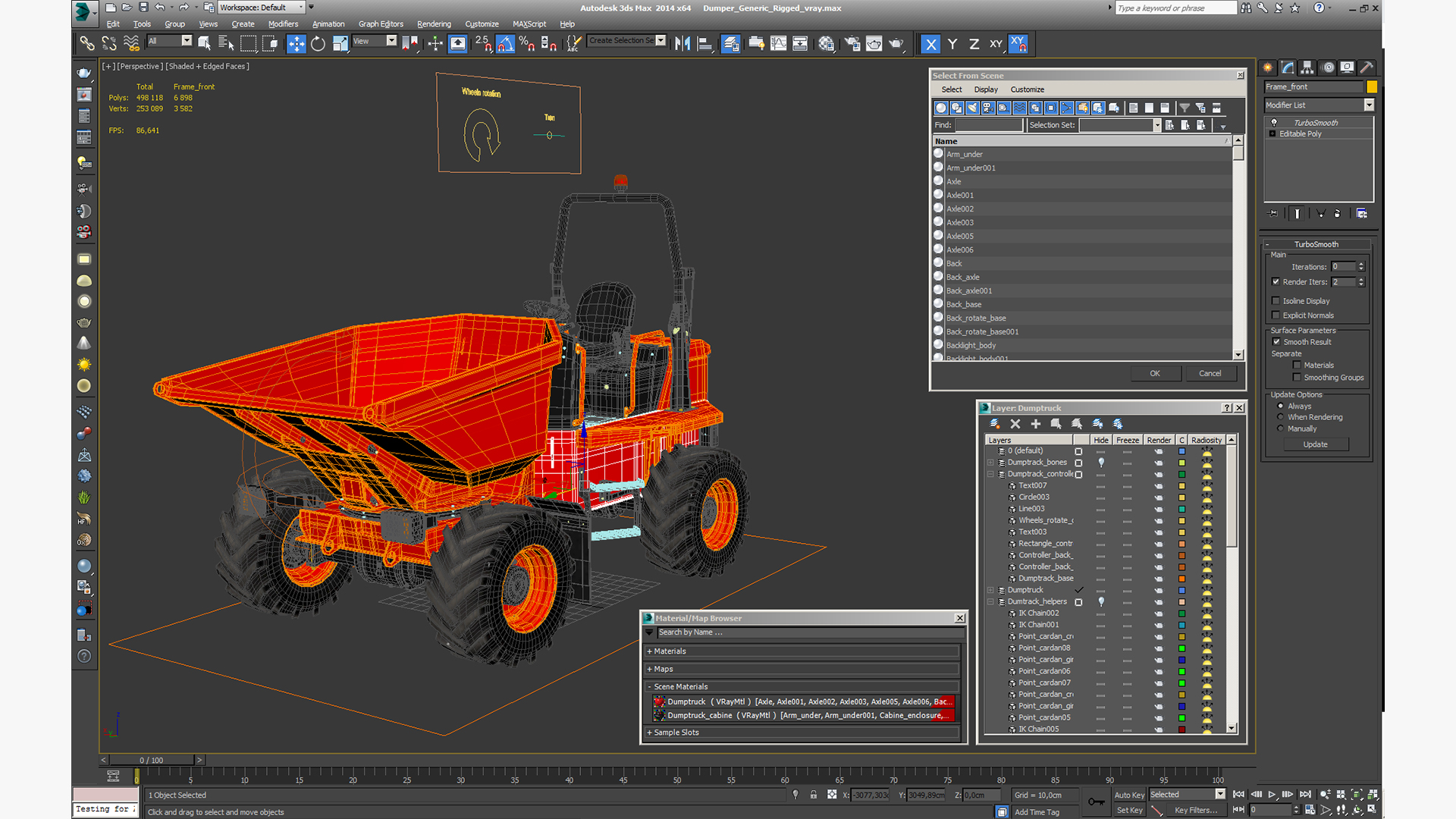 3D Dumper Generic Rigged