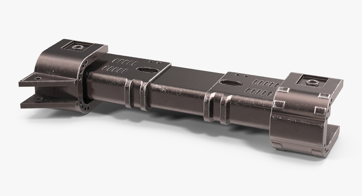 Sci Fi Anodized Piston 2 3D model