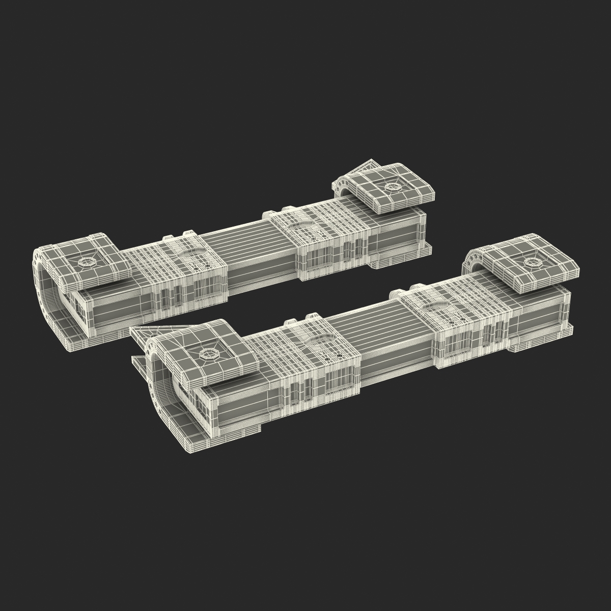 Sci Fi Anodized Piston 2 3D model