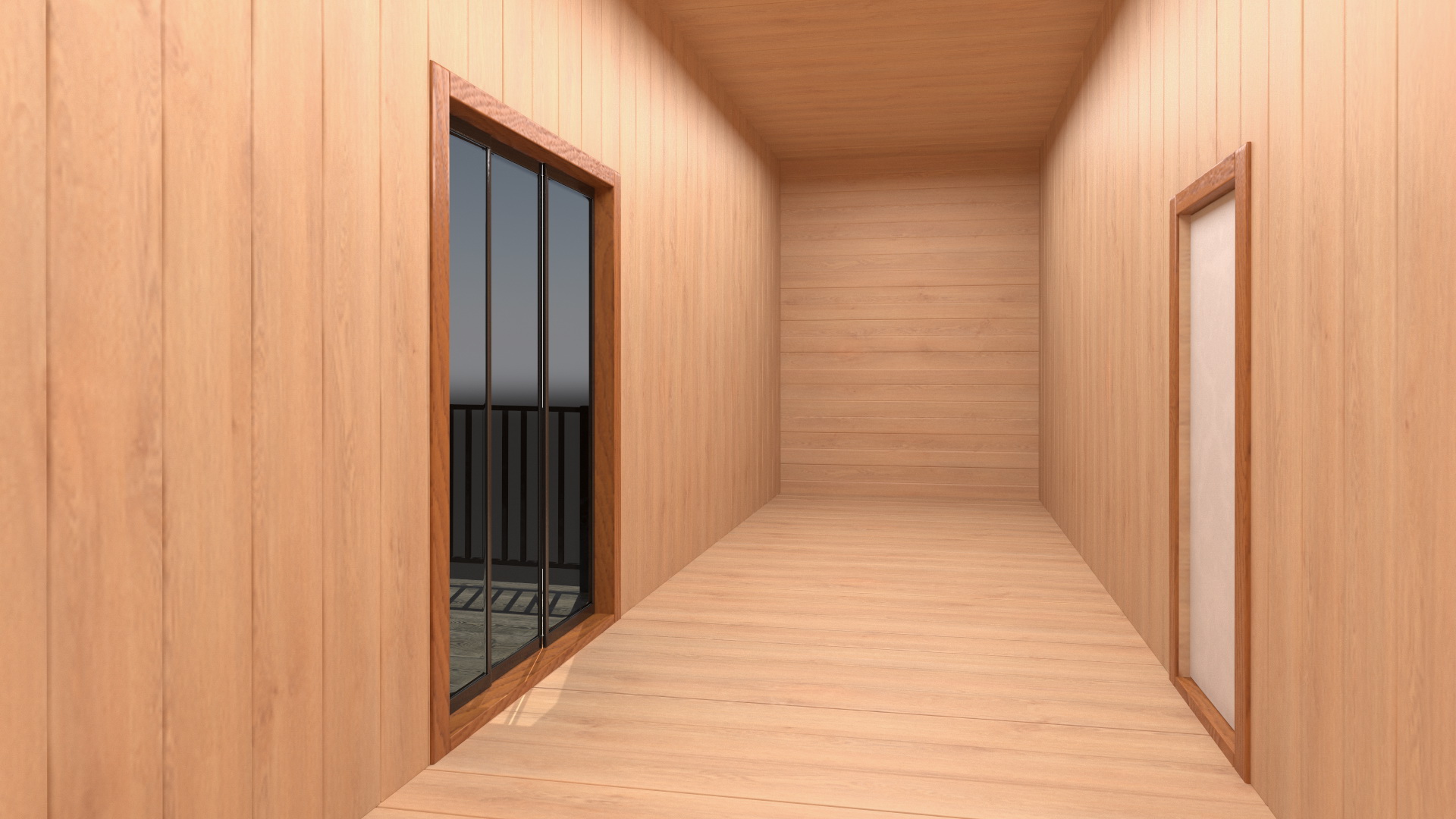 3D Shipping Container House Building model