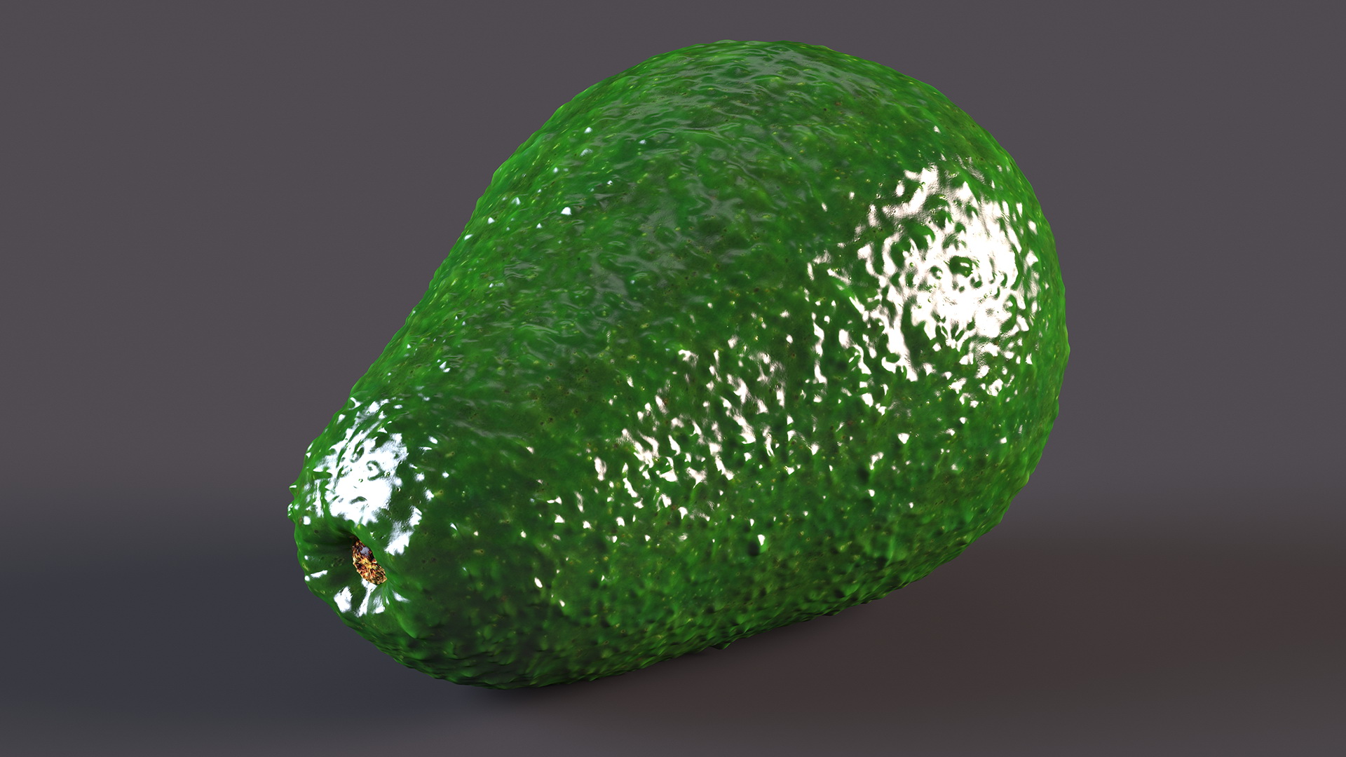3D Avocado Fruit model