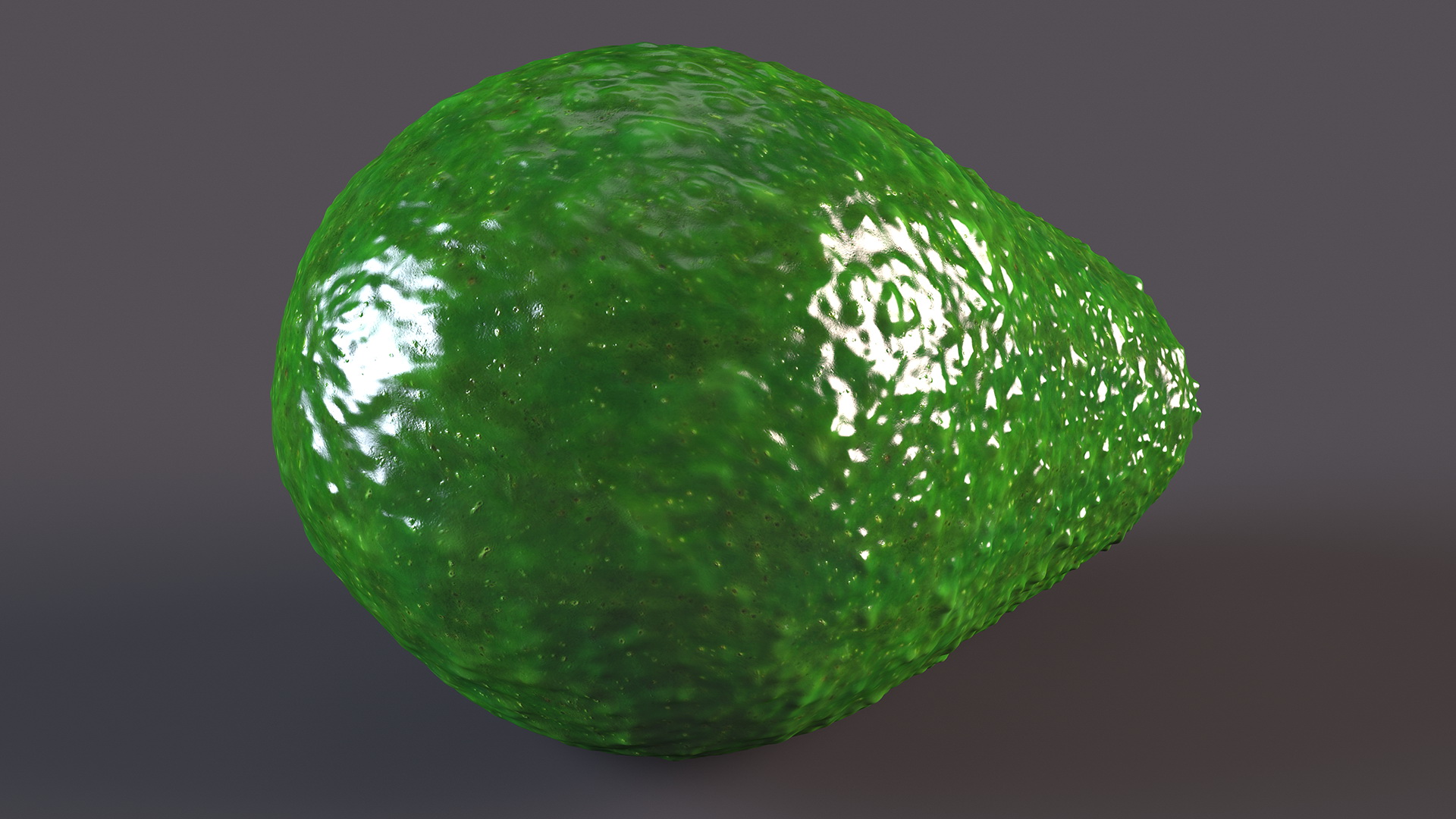 3D Avocado Fruit model