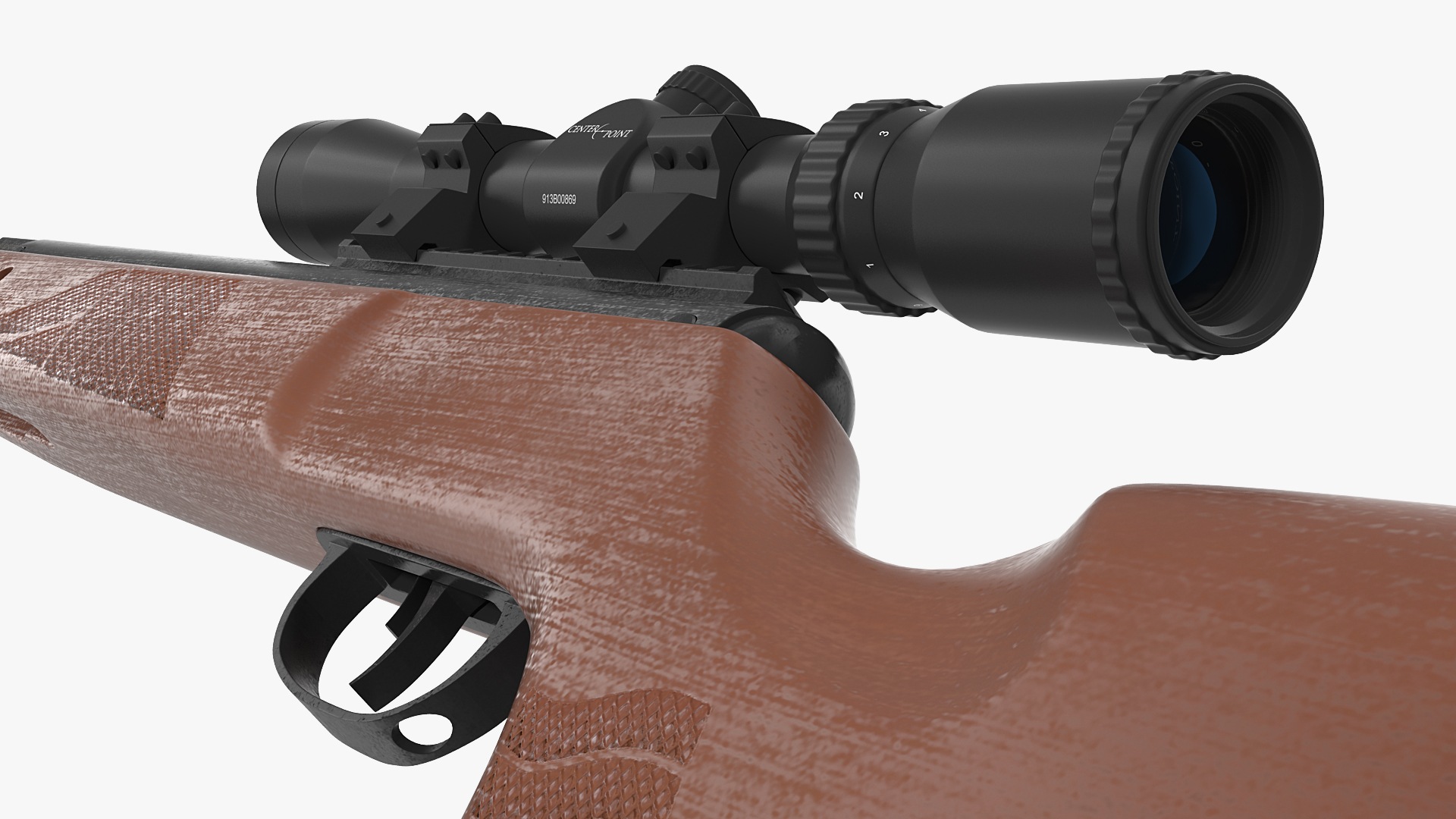 3D model Crosman Nitro Venom Break Barrel Air Rifle with Scope Rigged