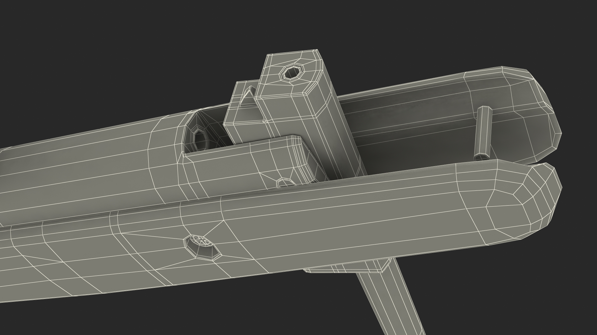 3D model Crosman Nitro Venom Break Barrel Air Rifle with Scope Rigged