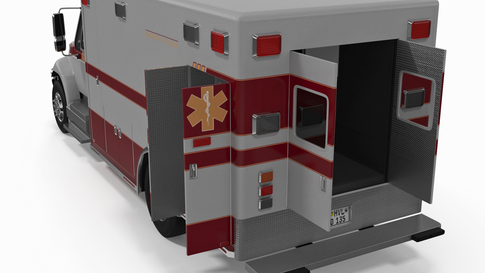International Durastar ALS Unit Rigged for Maya 3D
