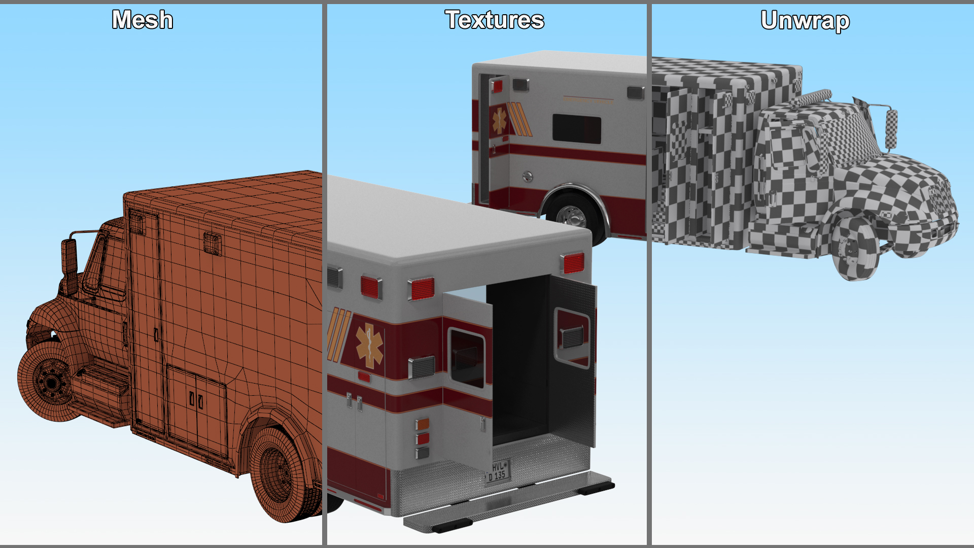 International Durastar ALS Unit Rigged for Maya 3D