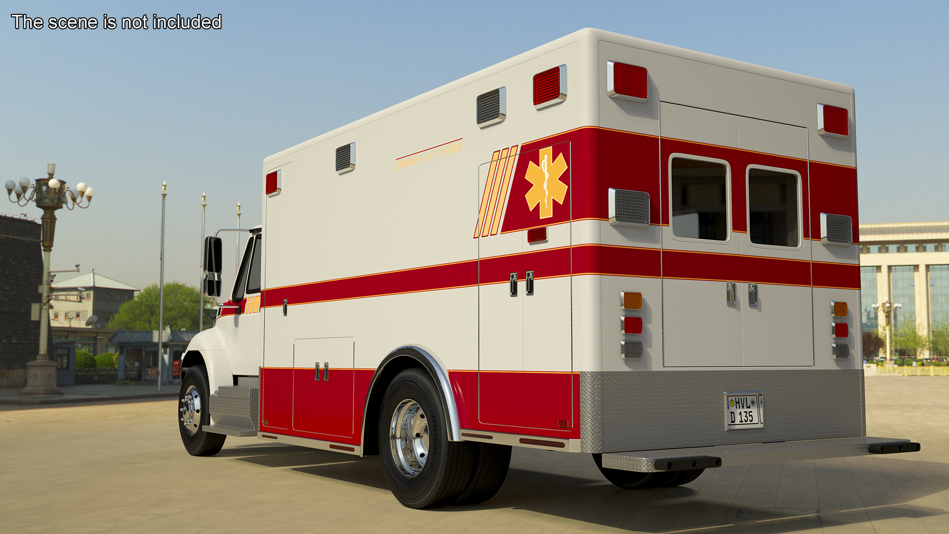 International Durastar ALS Unit Rigged for Maya 3D