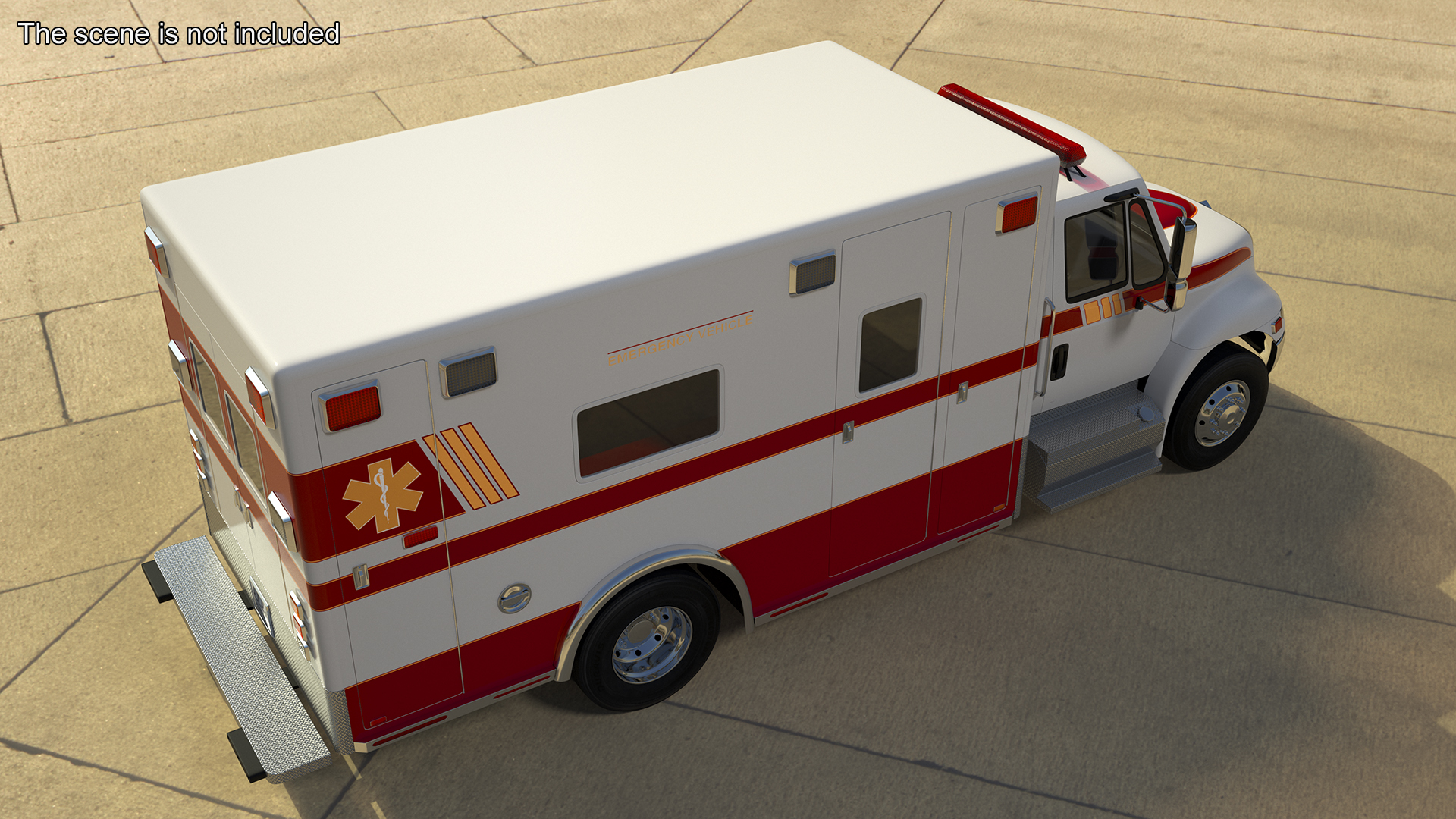 International Durastar ALS Unit Rigged for Maya 3D