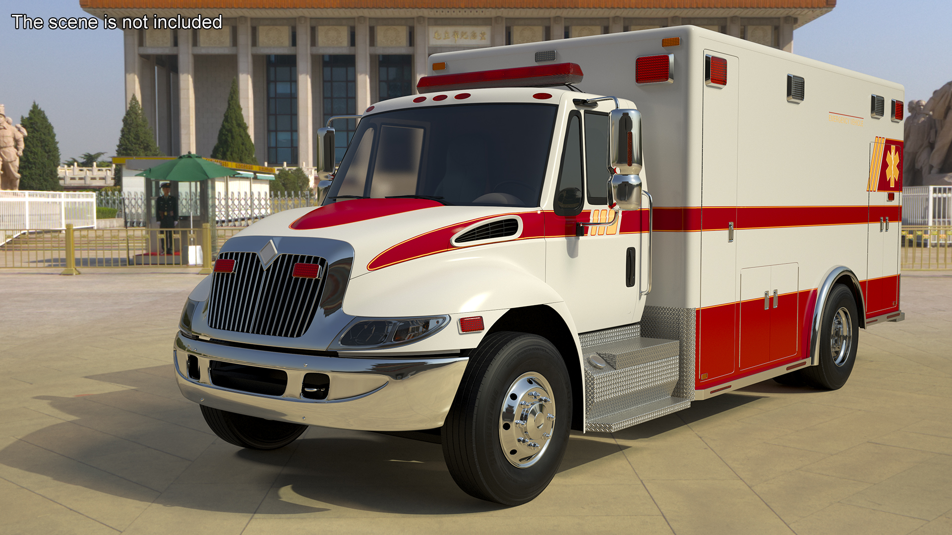 International Durastar ALS Unit Rigged for Maya 3D