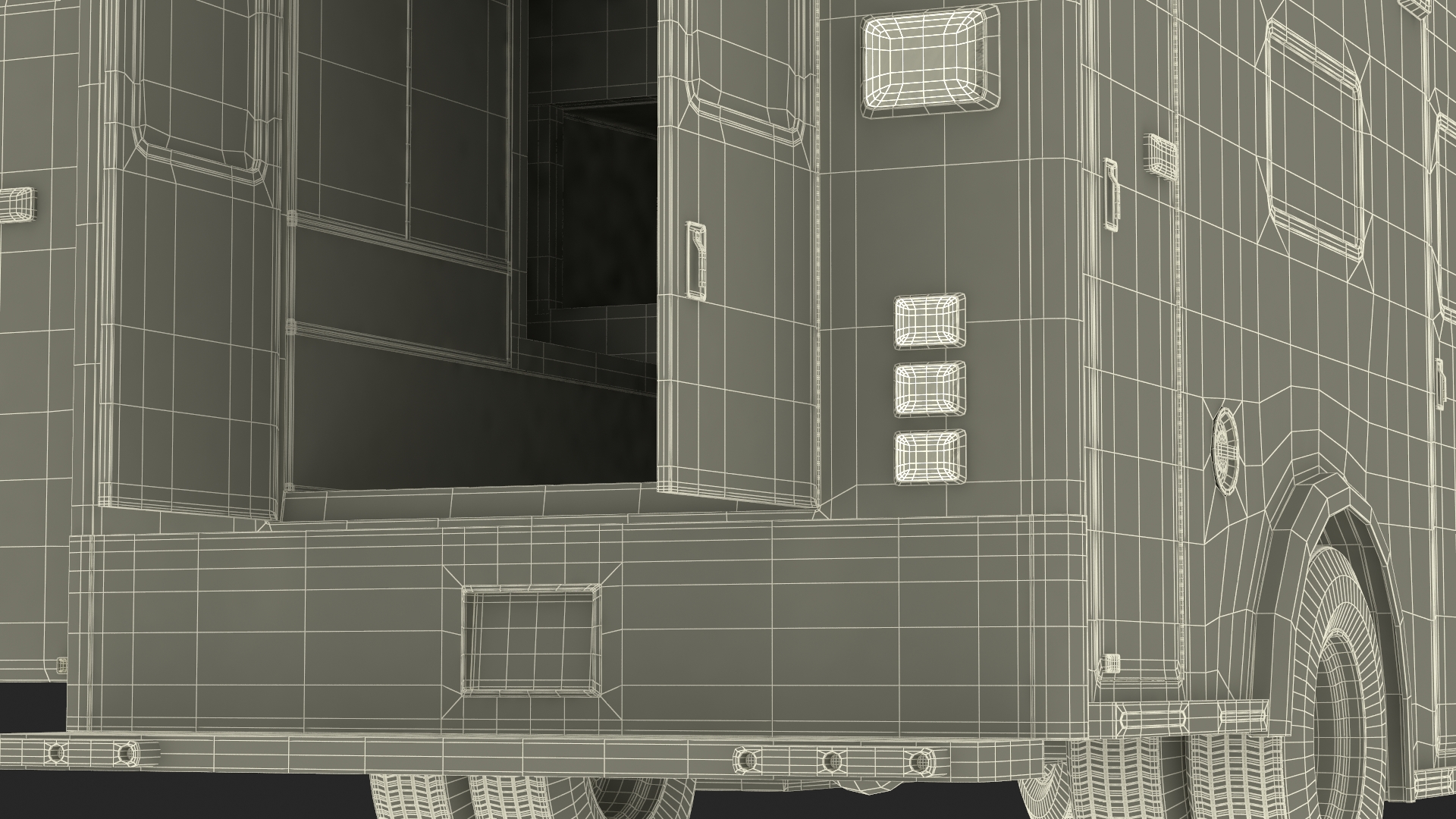 International Durastar ALS Unit Rigged for Maya 3D