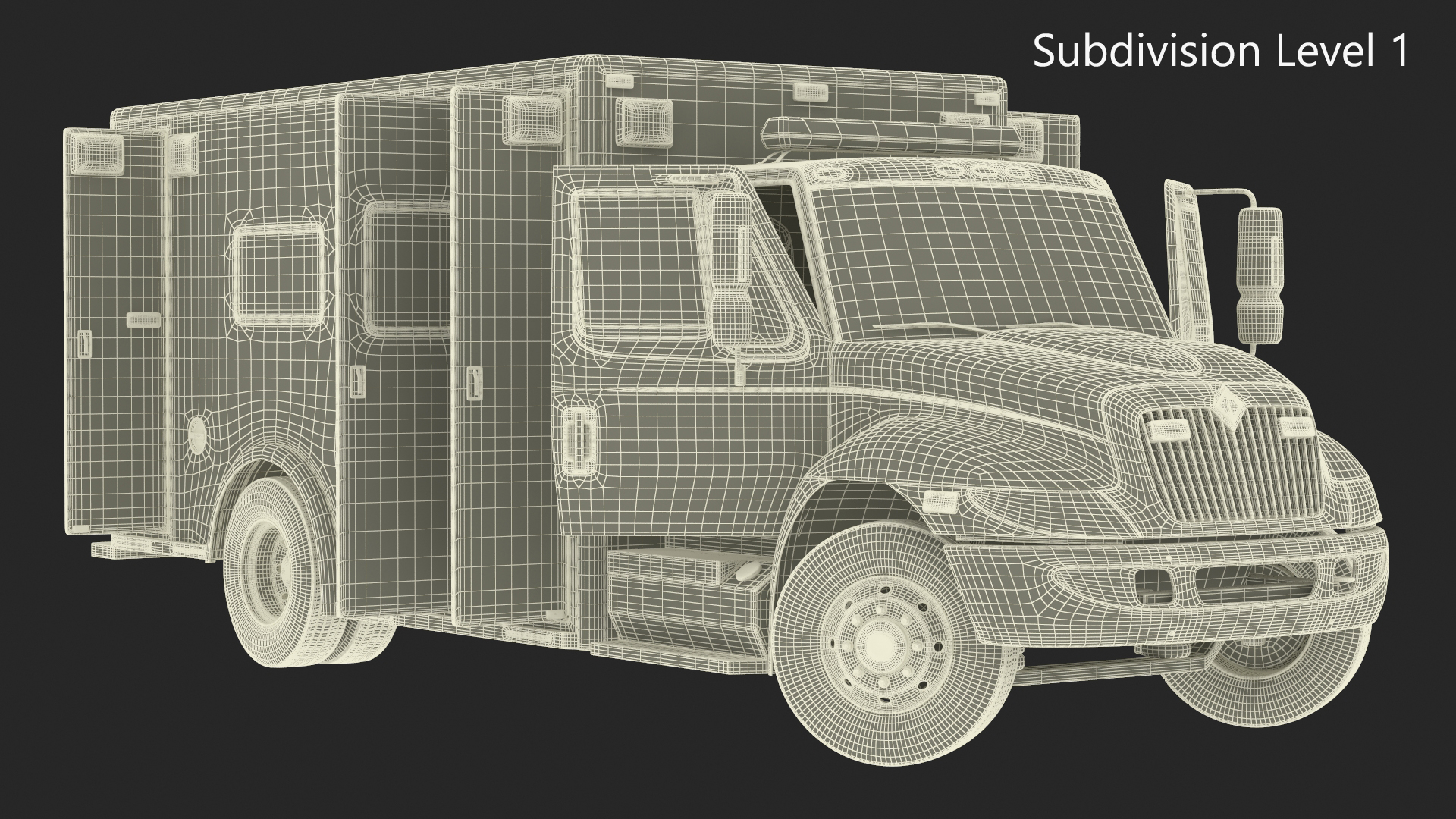 International Durastar ALS Unit Rigged for Maya 3D