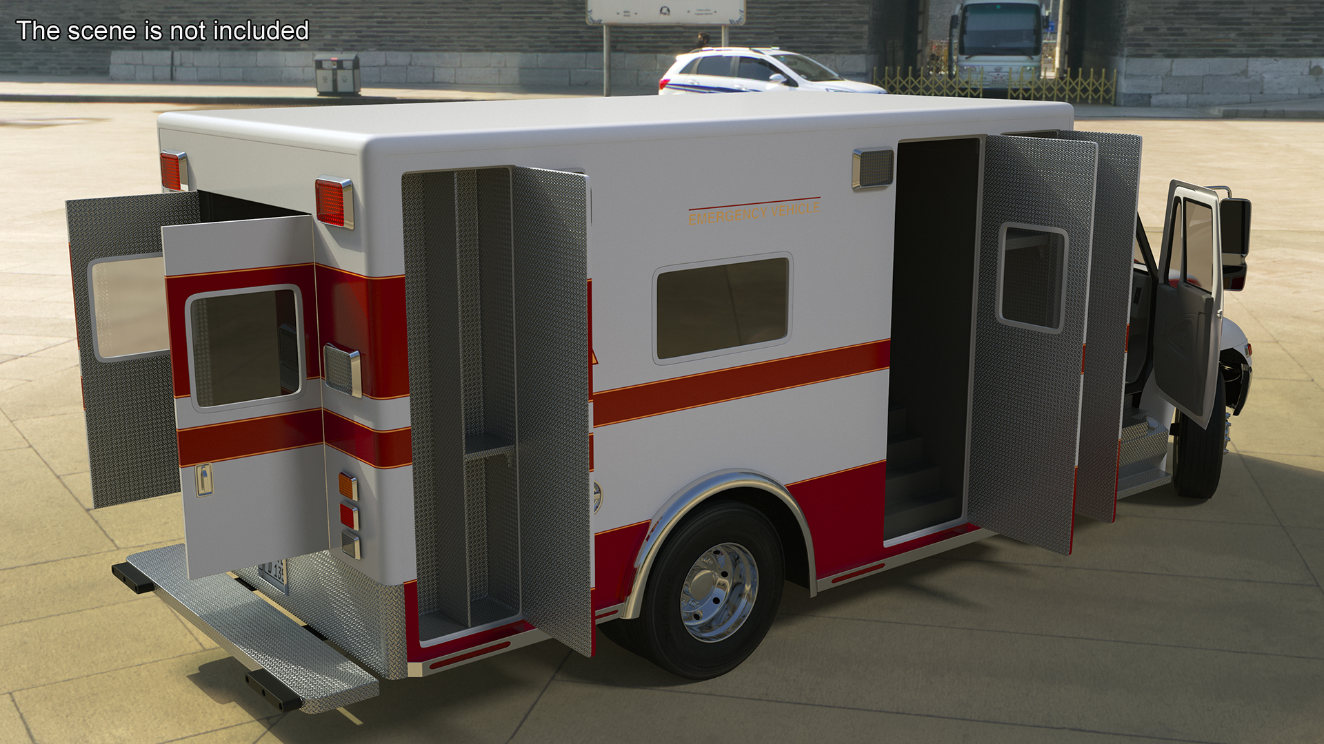 International Durastar ALS Unit Rigged for Maya 3D
