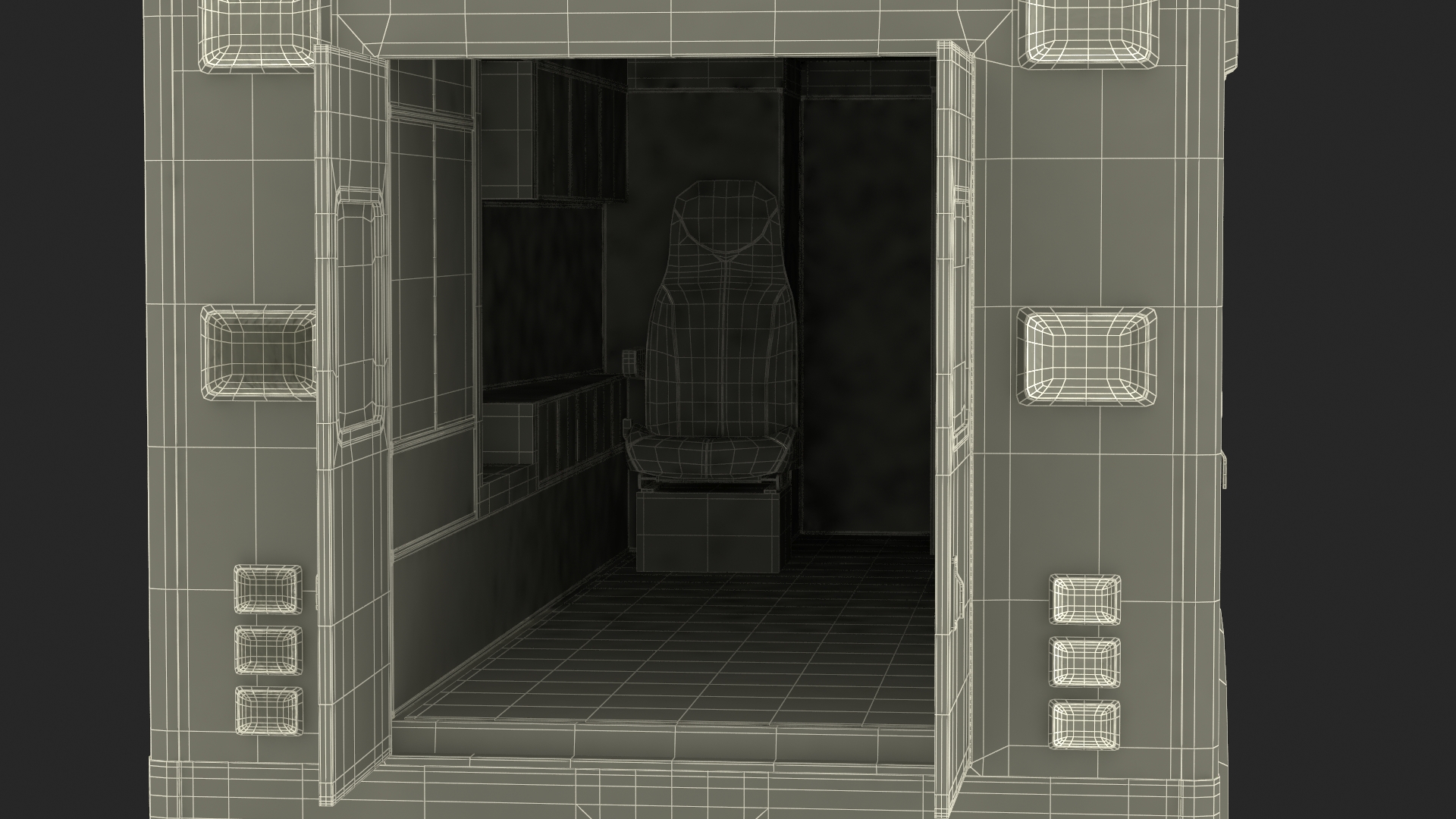 International Durastar ALS Unit Rigged for Maya 3D