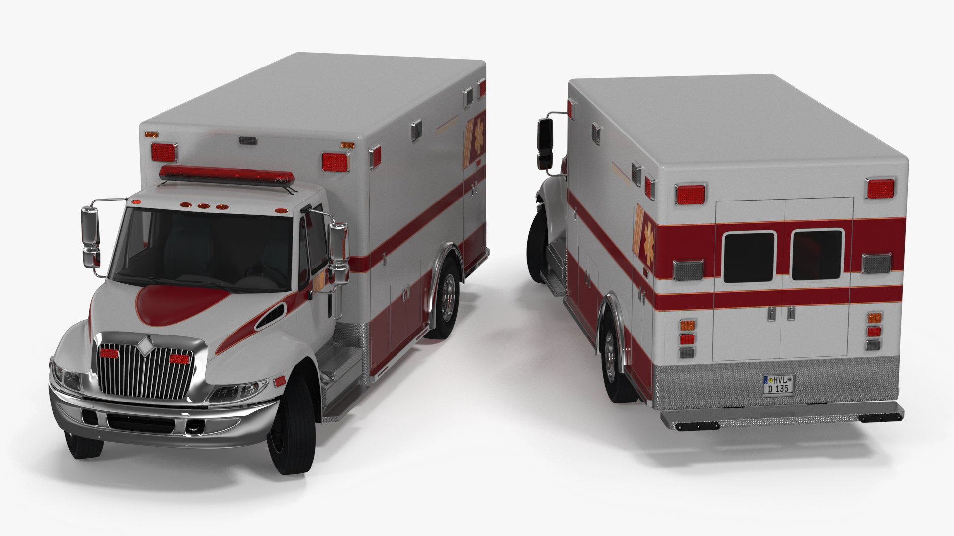 International Durastar ALS Unit Rigged for Maya 3D
