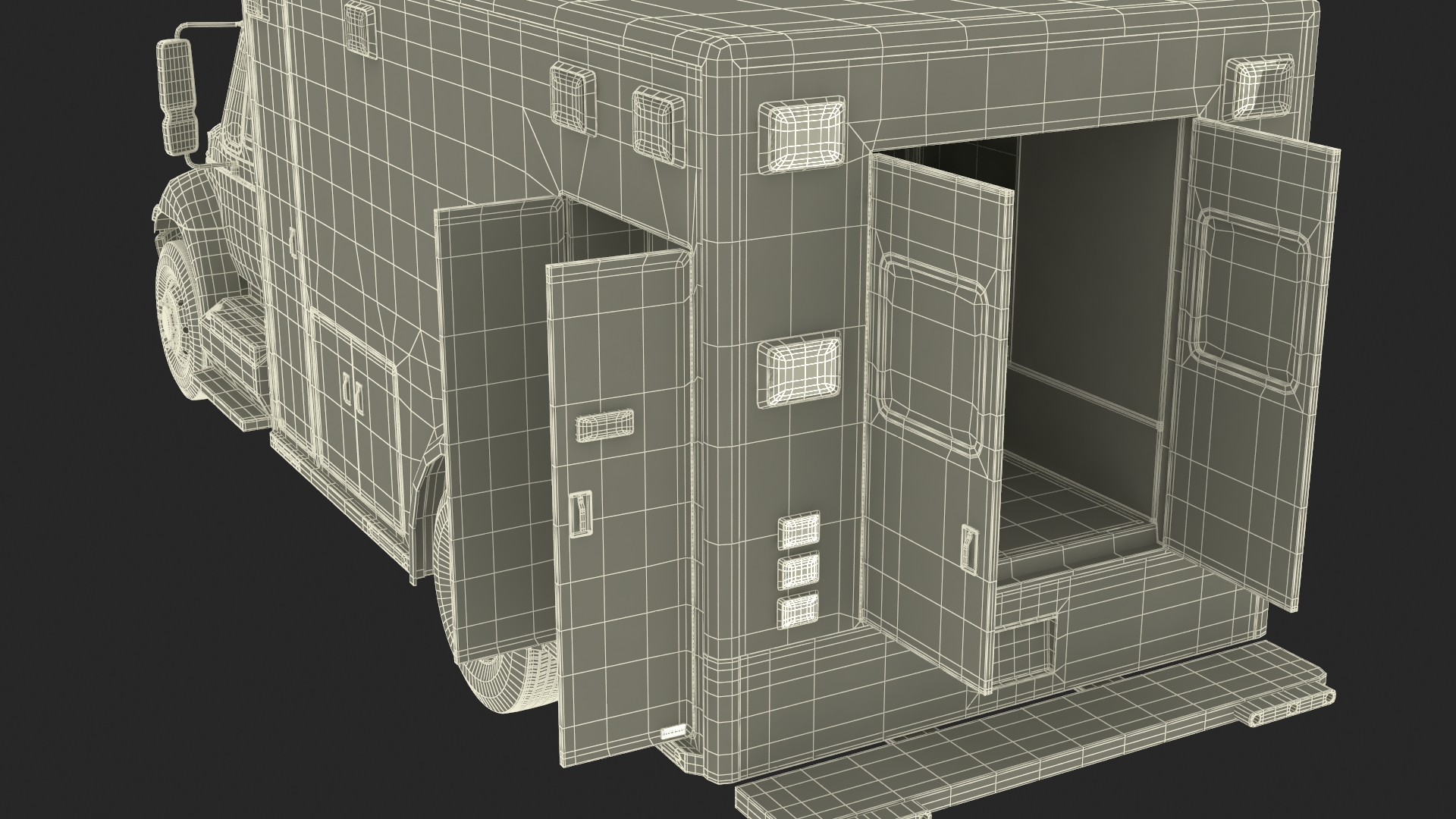 International Durastar ALS Unit Rigged for Maya 3D