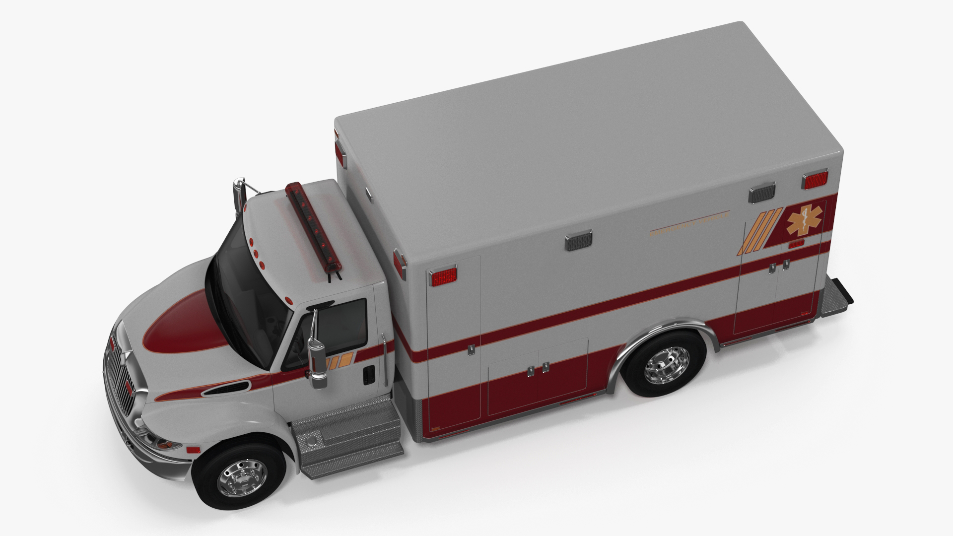 International Durastar ALS Unit Rigged for Maya 3D