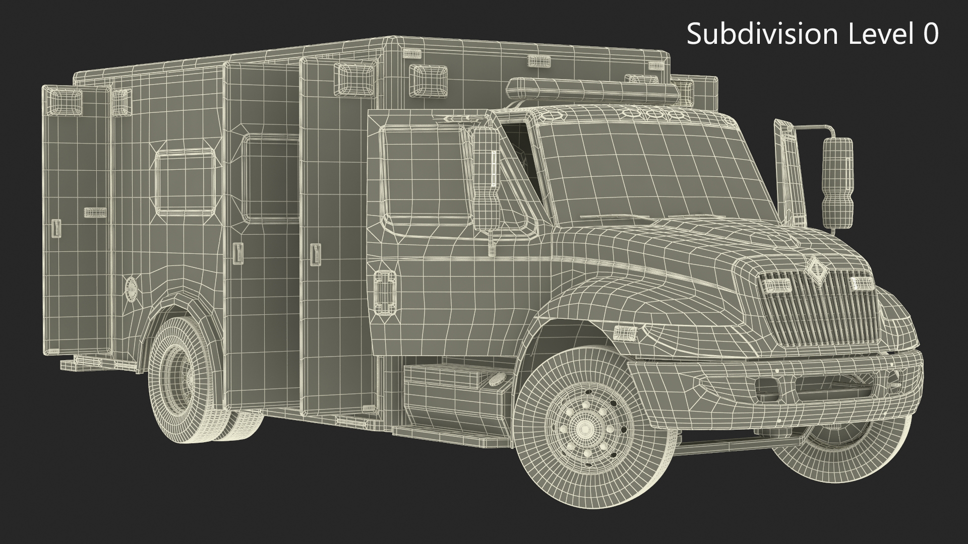 International Durastar ALS Unit Rigged for Maya 3D