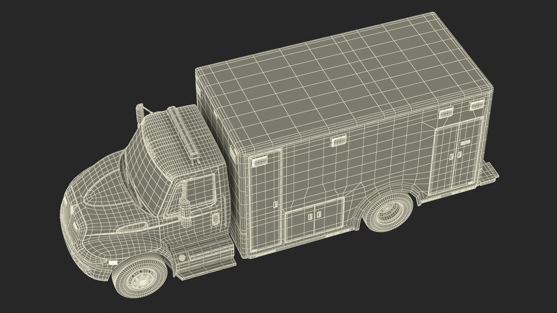 International Durastar ALS Unit Rigged for Maya 3D