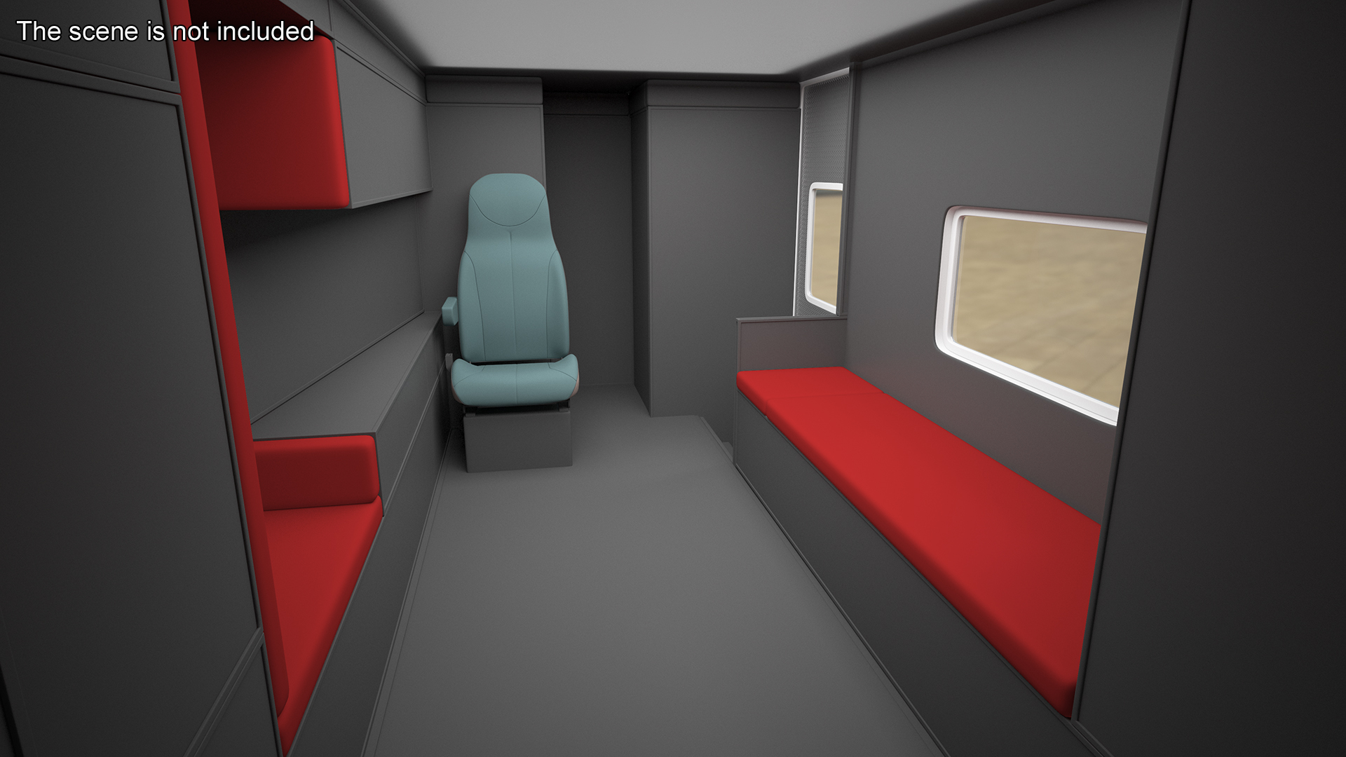 International Durastar ALS Unit Rigged for Maya 3D