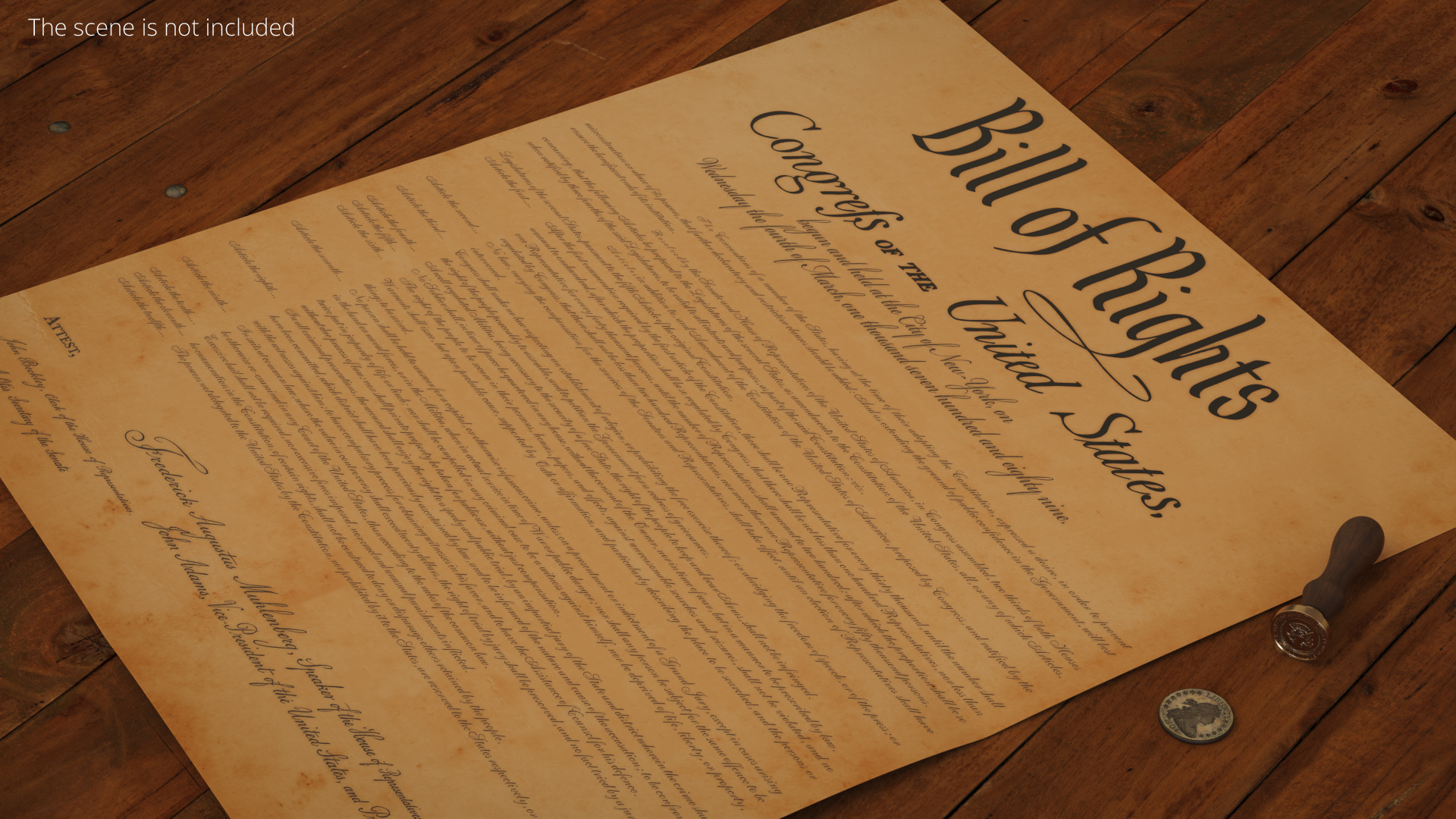 United States Bill of Rights Manuscript - view 3