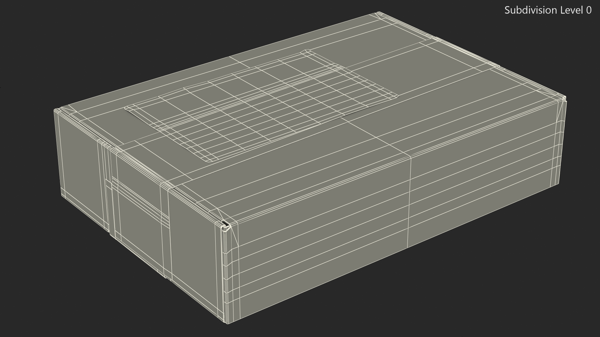 3D Amazon Parcels Box 26x18x7