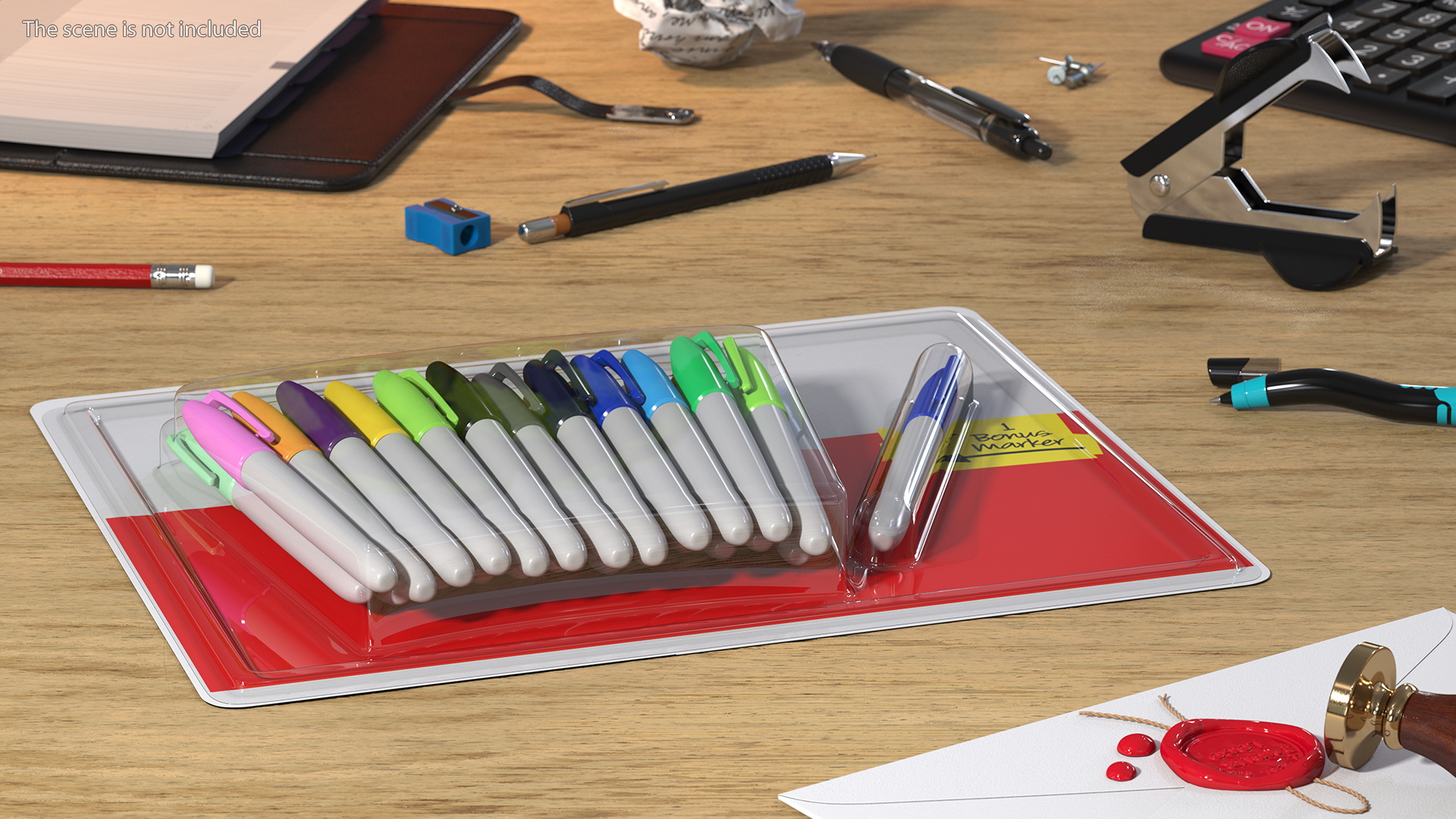 3D Permanent Markers 24 Assorted Colors