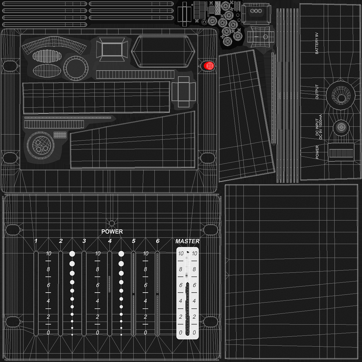 Portable Dimming Console 3D model