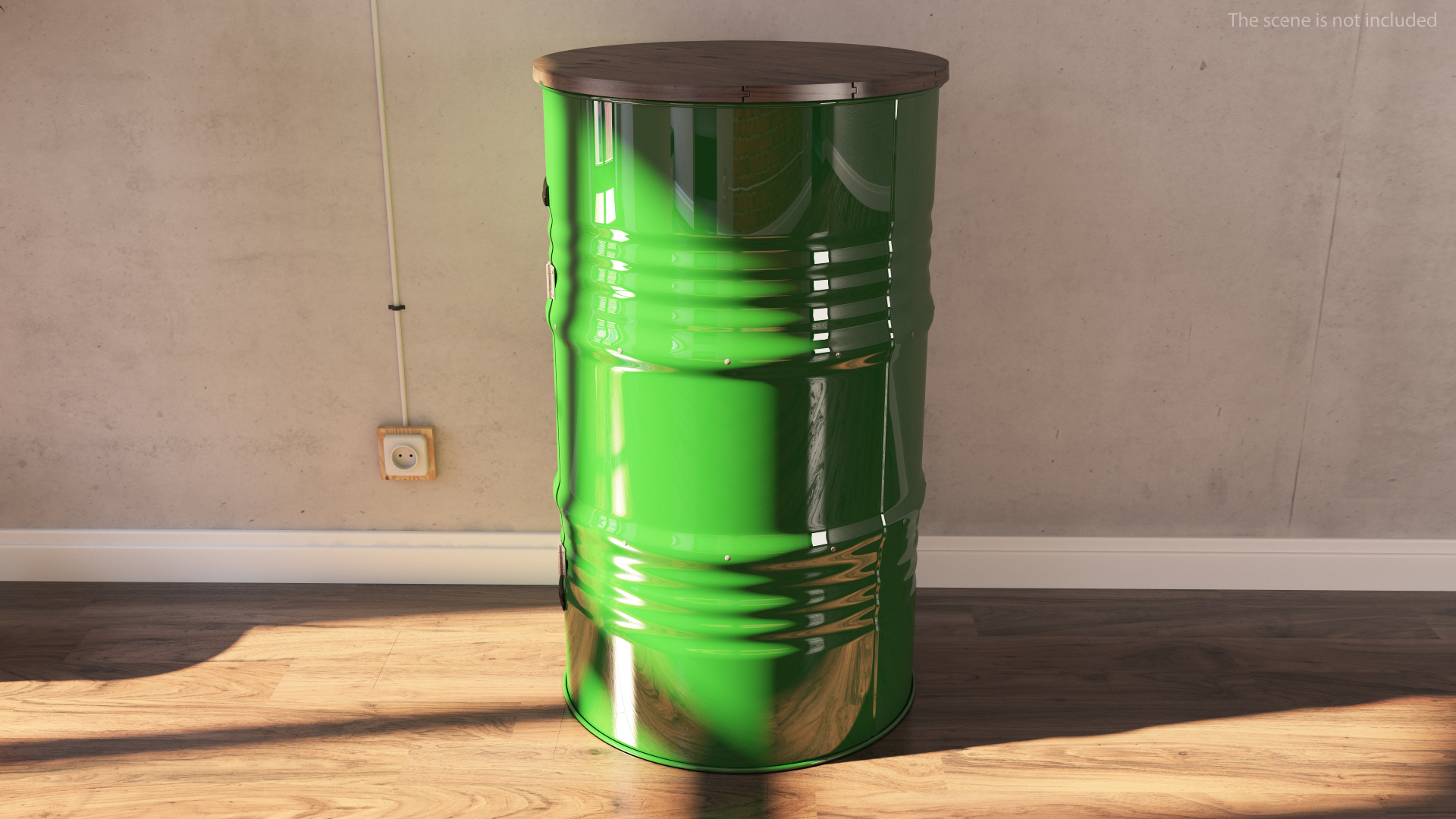Steel Drum Locker 3D