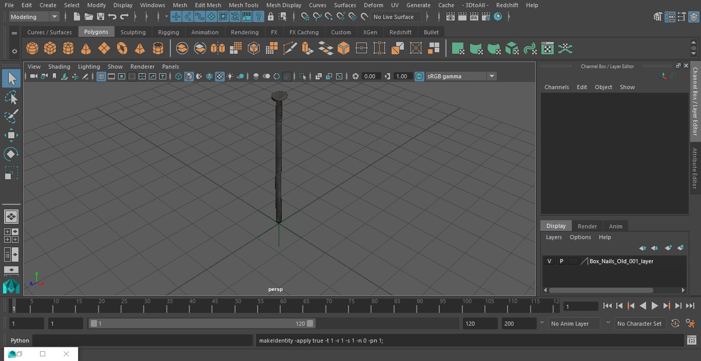 3D Box Nails Old model