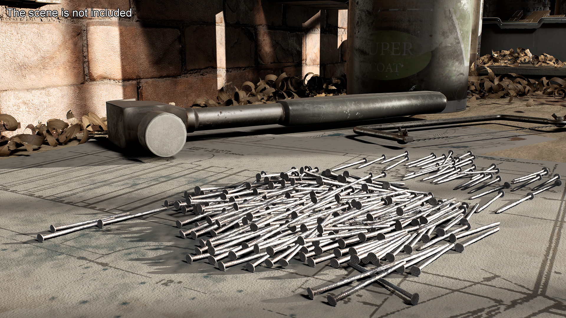 3D Box Nails Old model