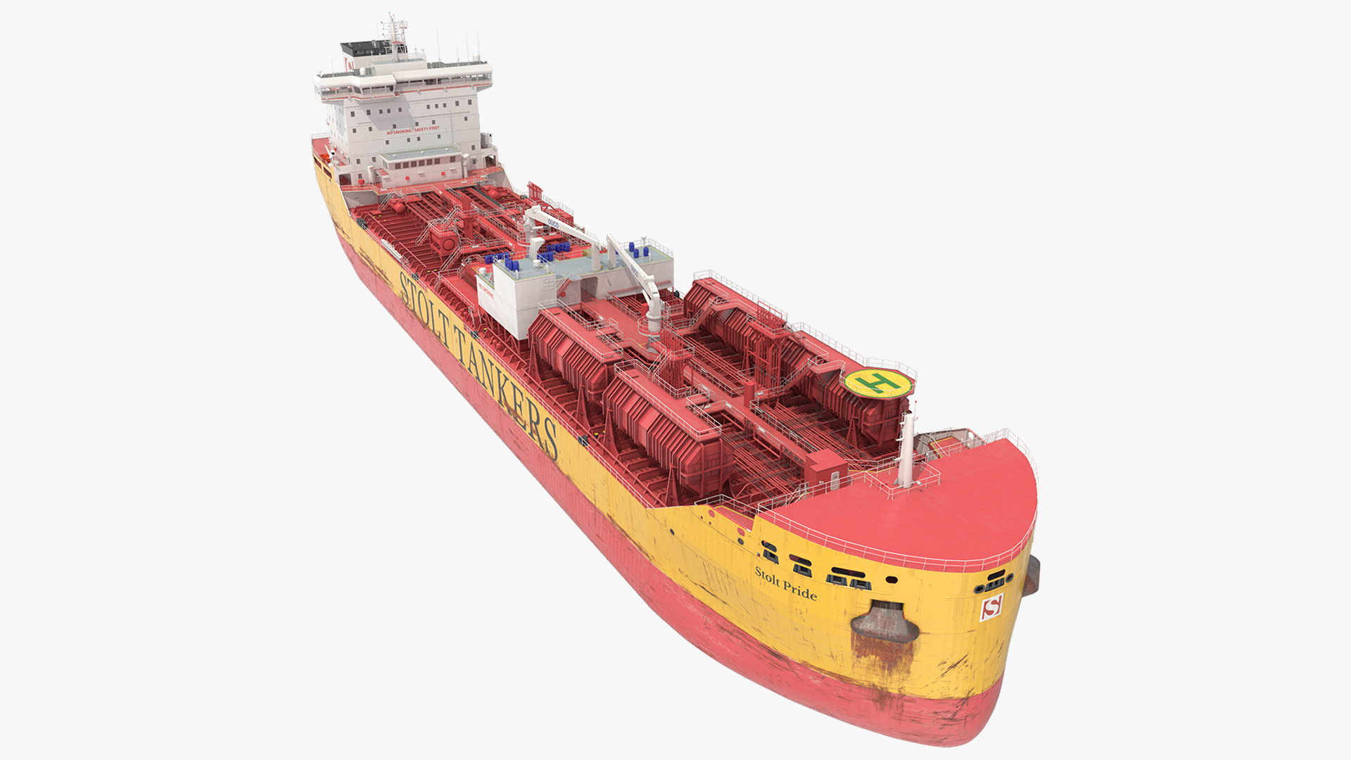 Stolt Pride Ocean Tanker Vessel Simplified