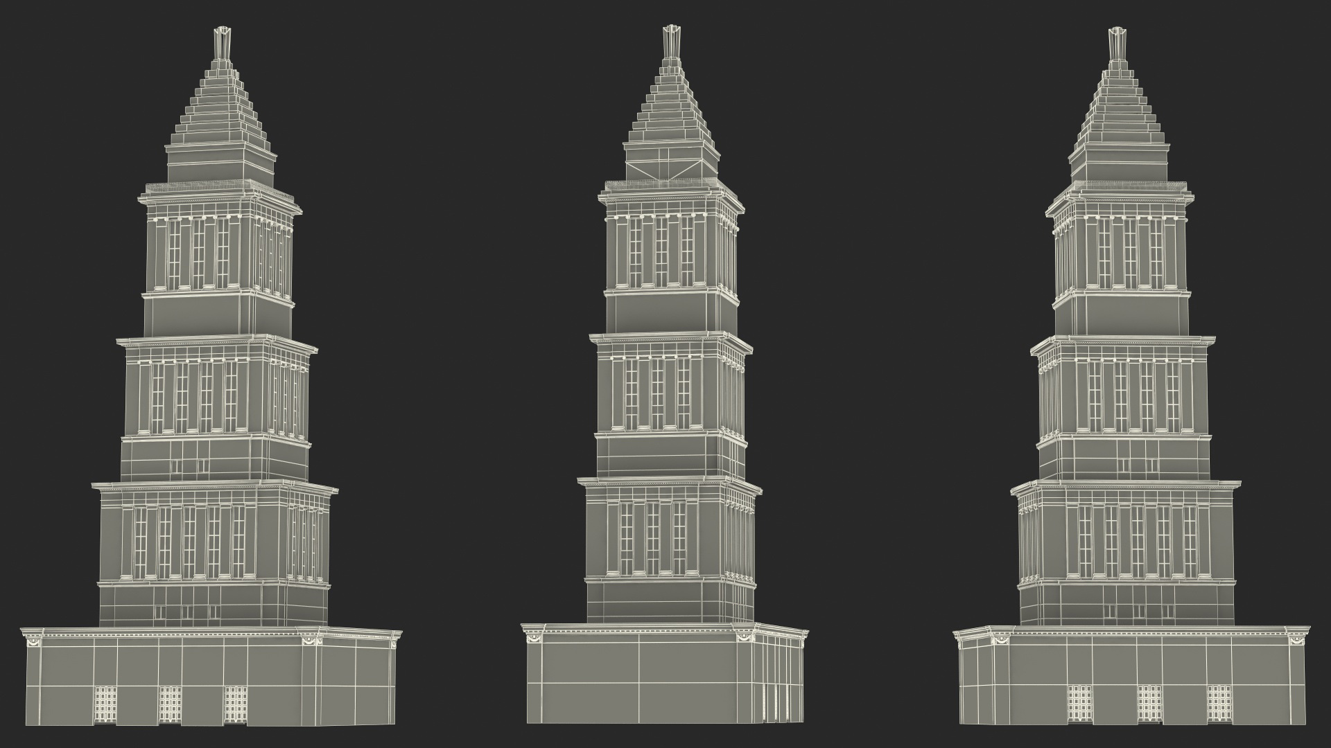 Masonic Memorial Tower 3D