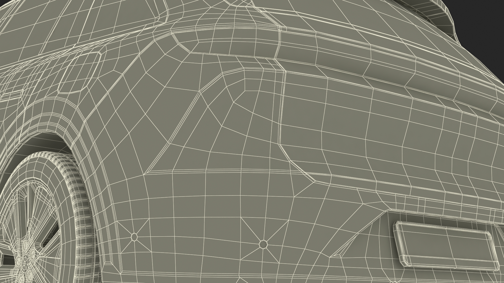 Crossover Phantom Black Simplified 3D model
