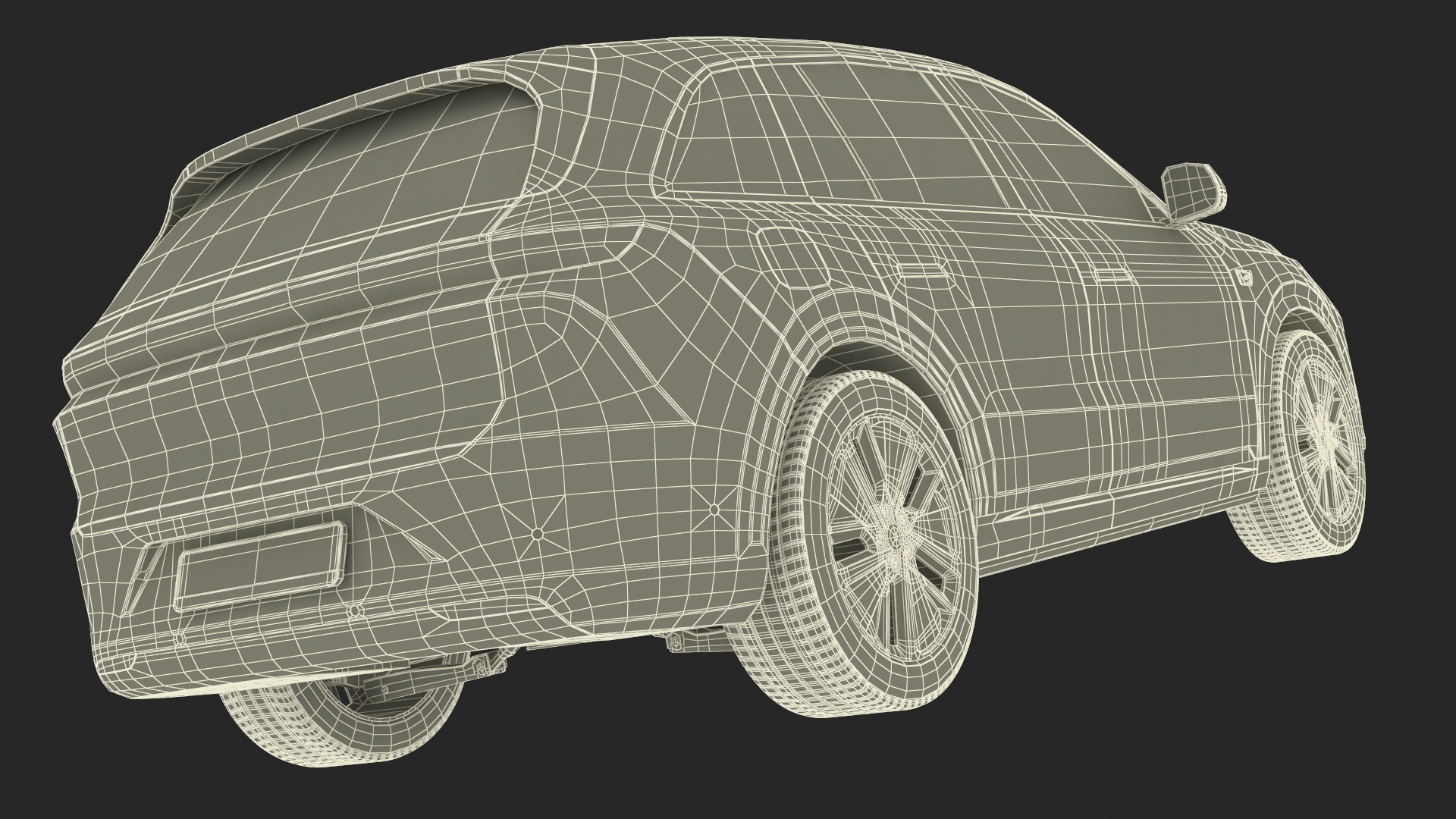 Crossover Phantom Black Simplified 3D model