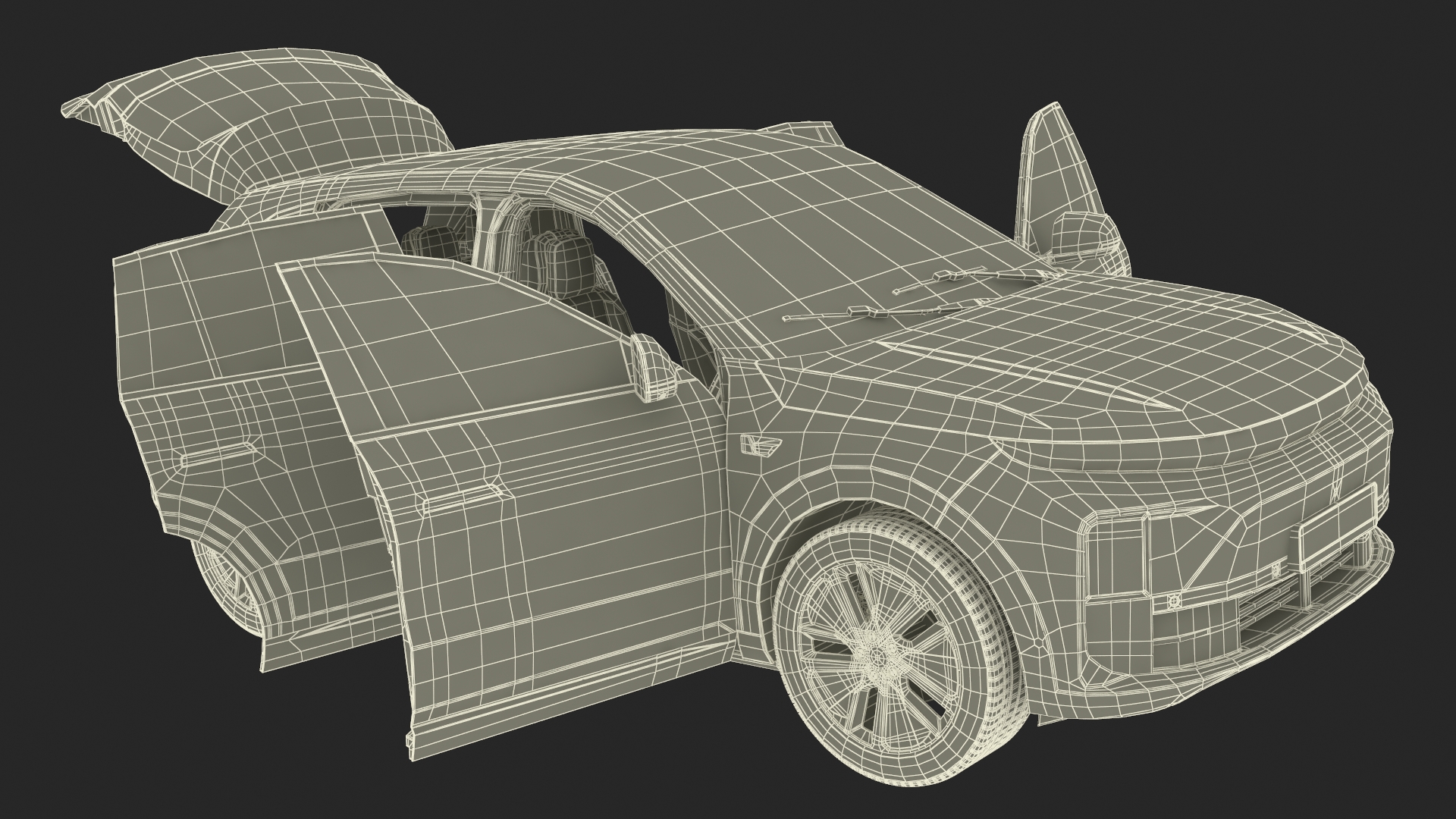 Crossover Phantom Black Simplified 3D model