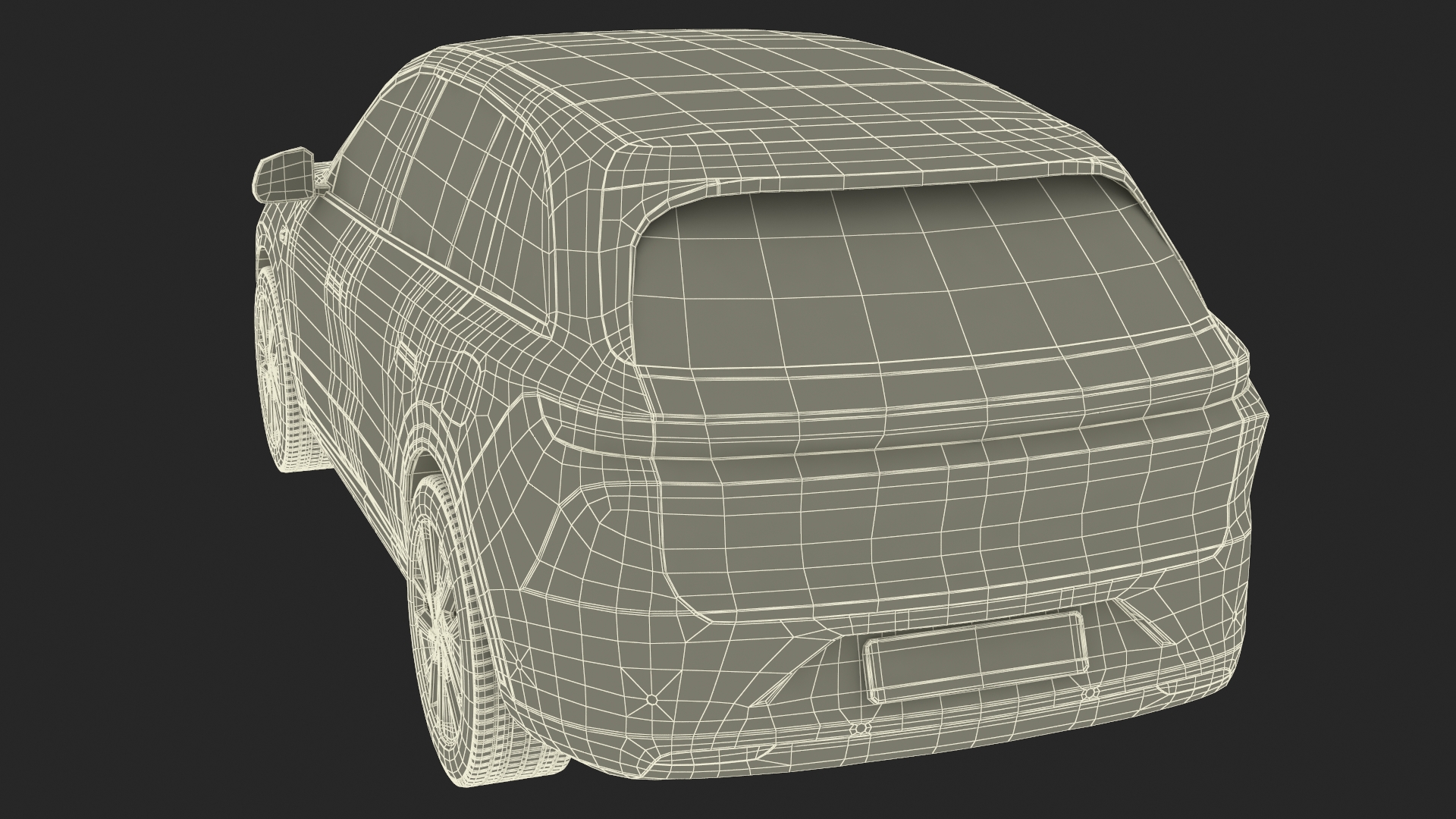 Crossover Phantom Black Simplified 3D model