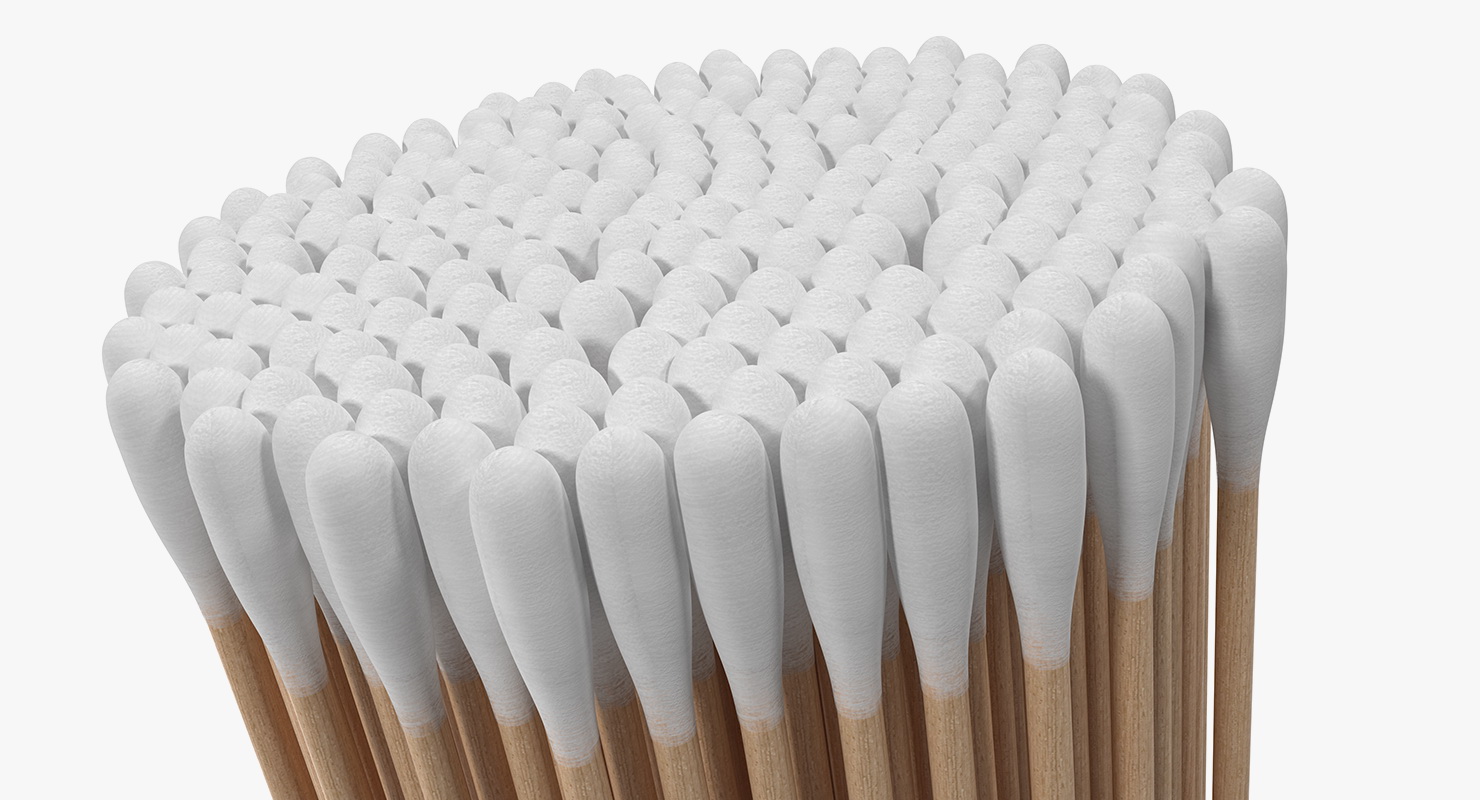 3D Hygienic Cotton Swabs