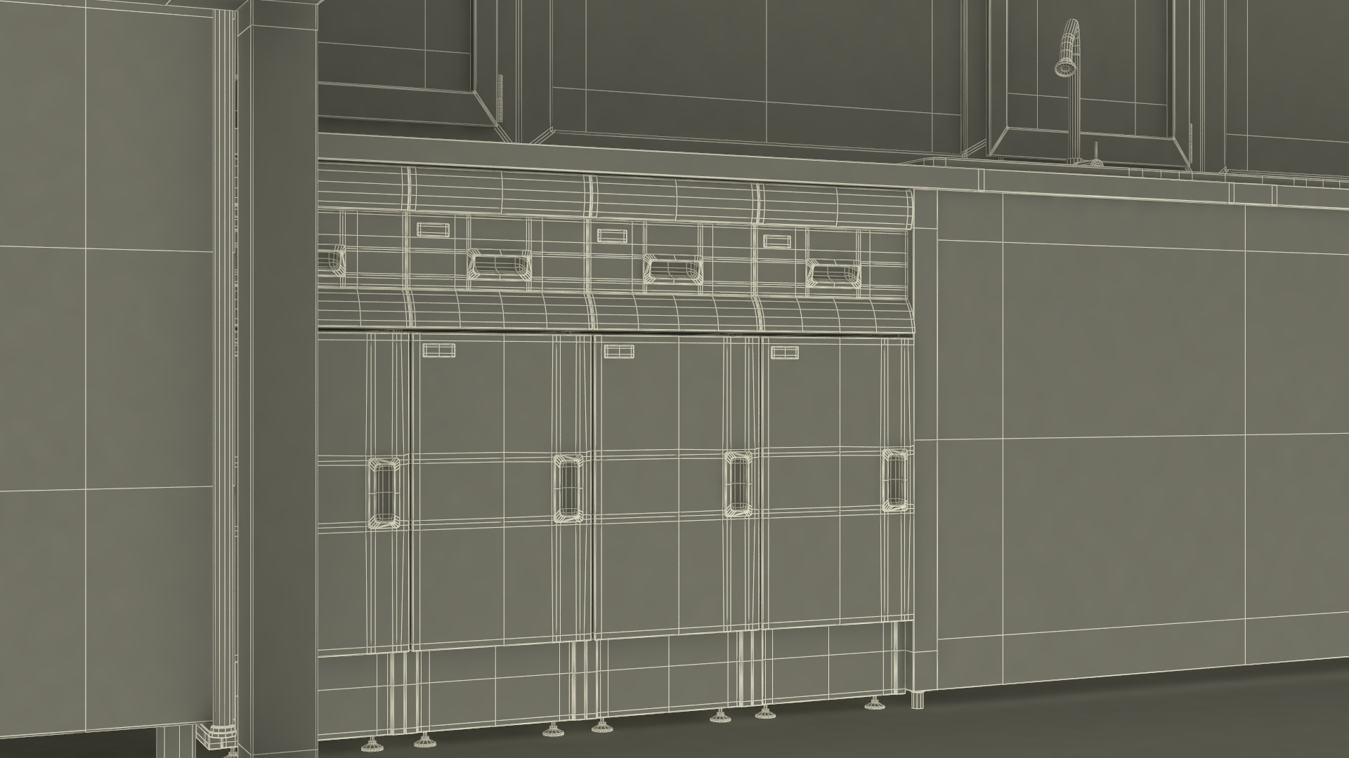 Commercial Kitchen Empty 3D model