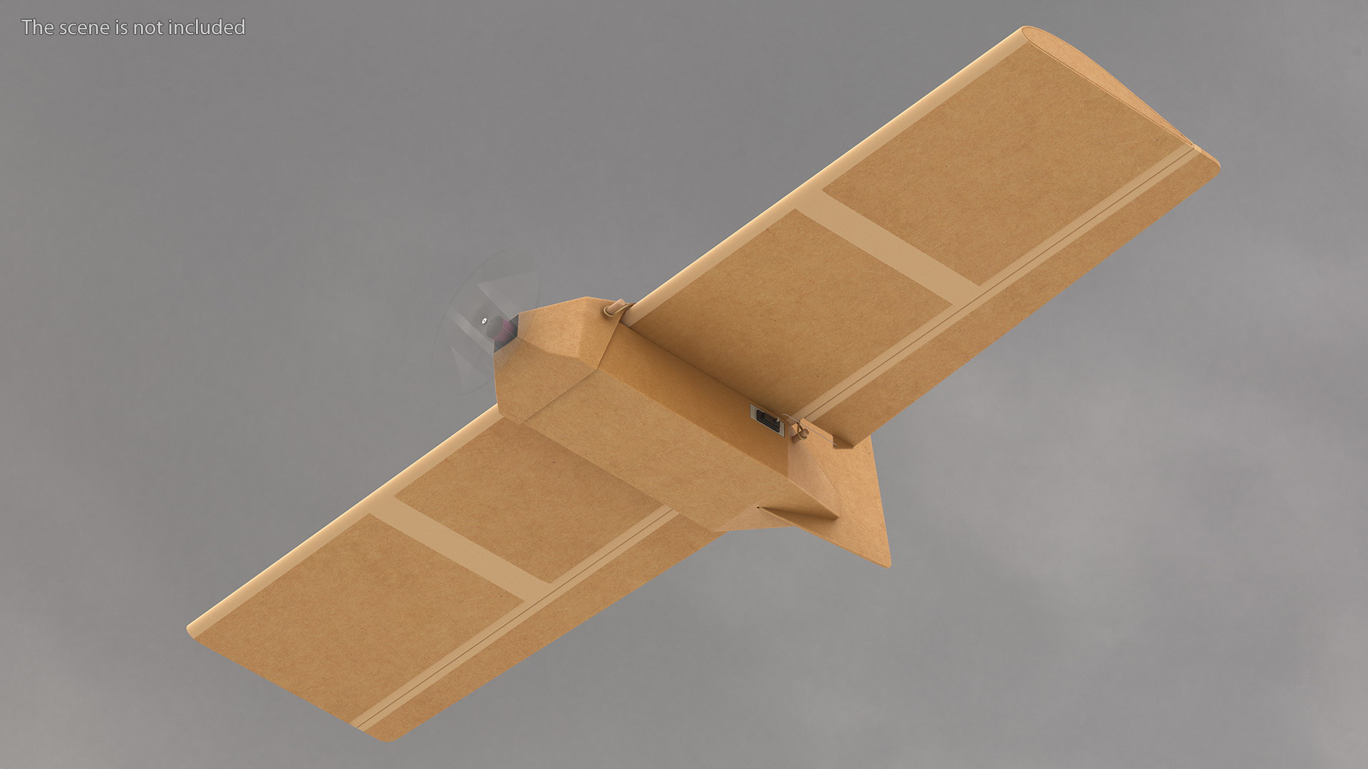 3D Cardboard Drone SYPAQ Flying model