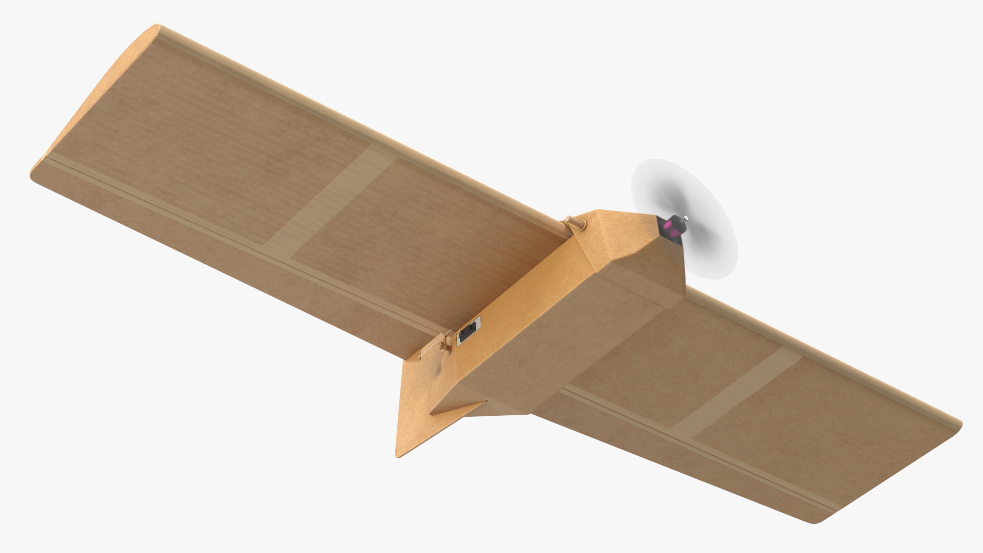 3D Cardboard Drone SYPAQ Flying model