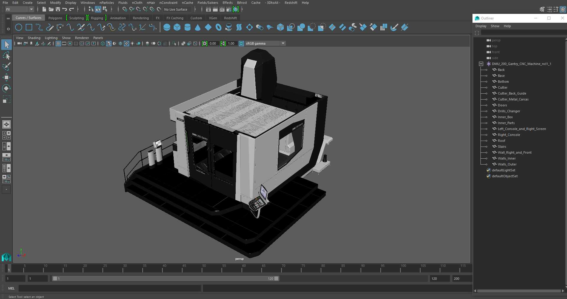 3D DMU 200 Gantry CNC Machine