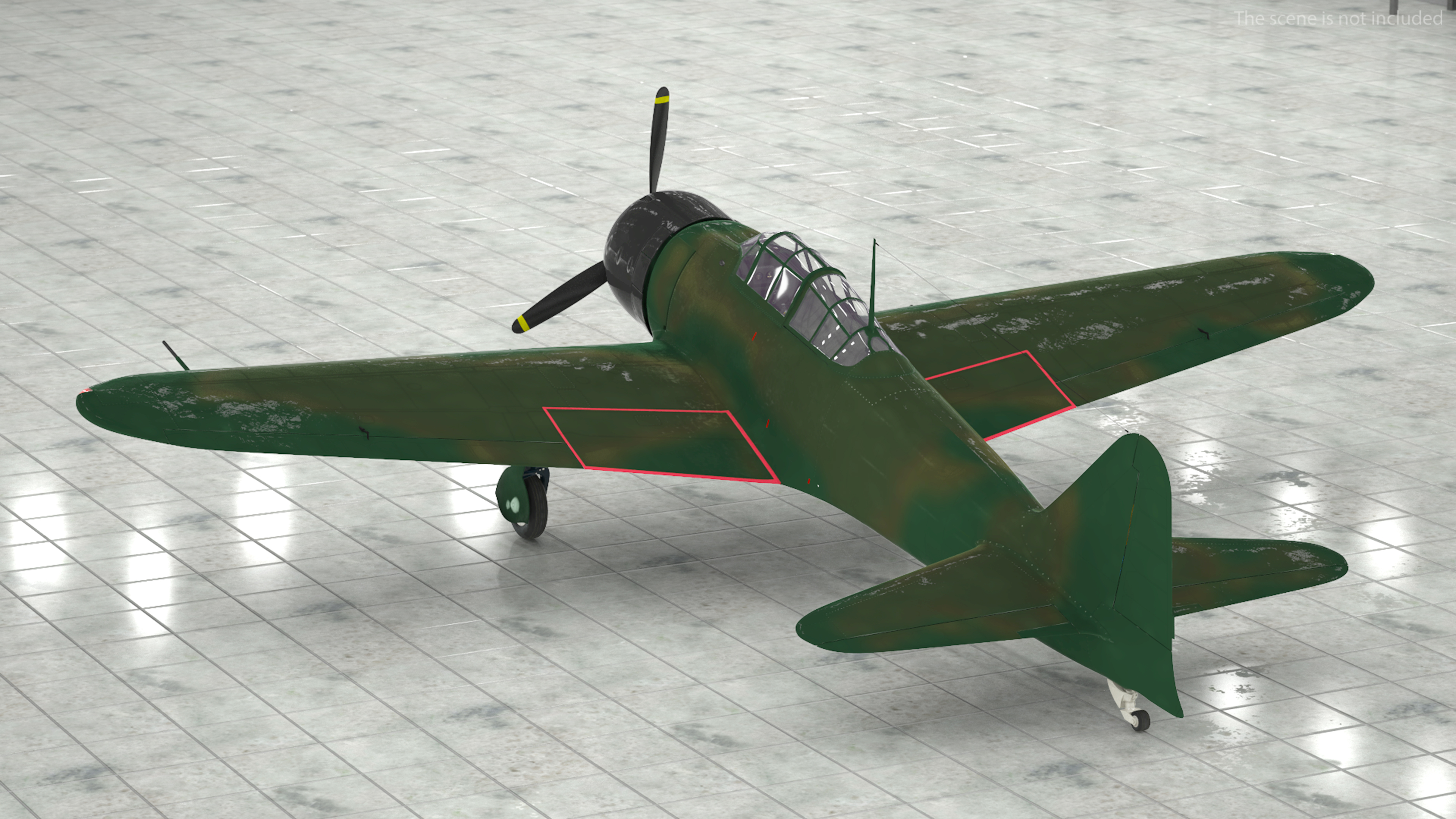 3D WWII Fighter Aircraft