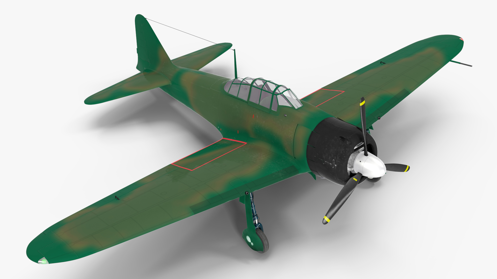 3D WWII Fighter Aircraft