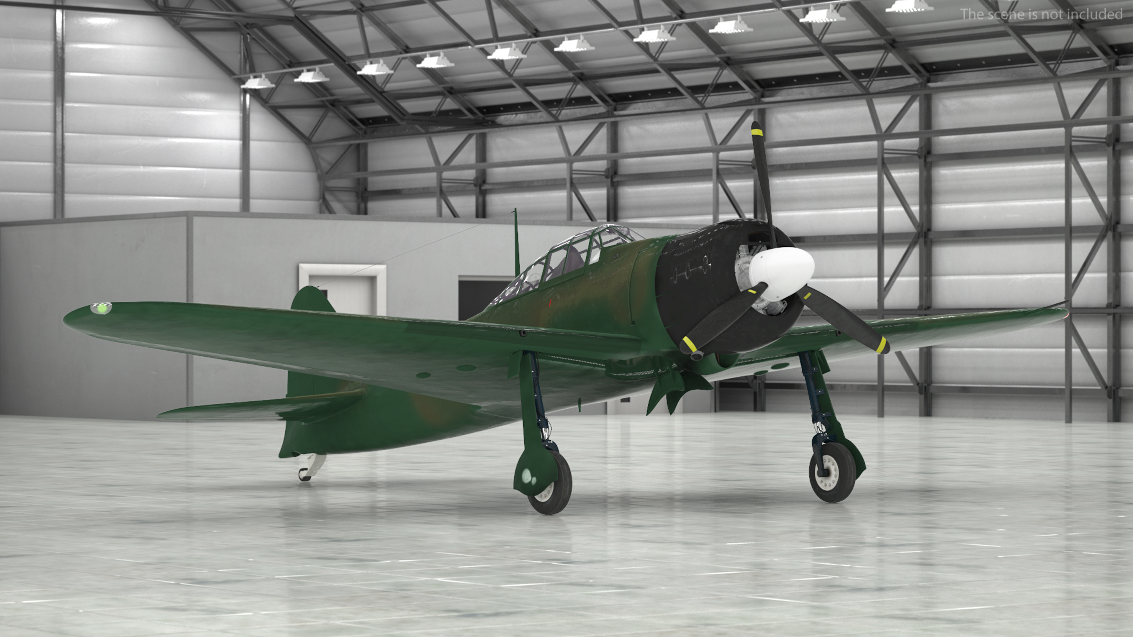 3D WWII Fighter Aircraft