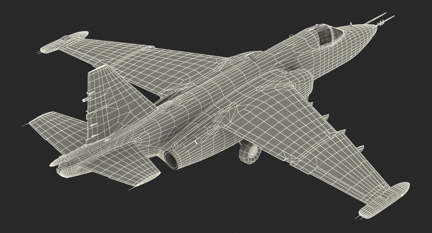 Attack Plane Su-25 Frogfoot 3D
