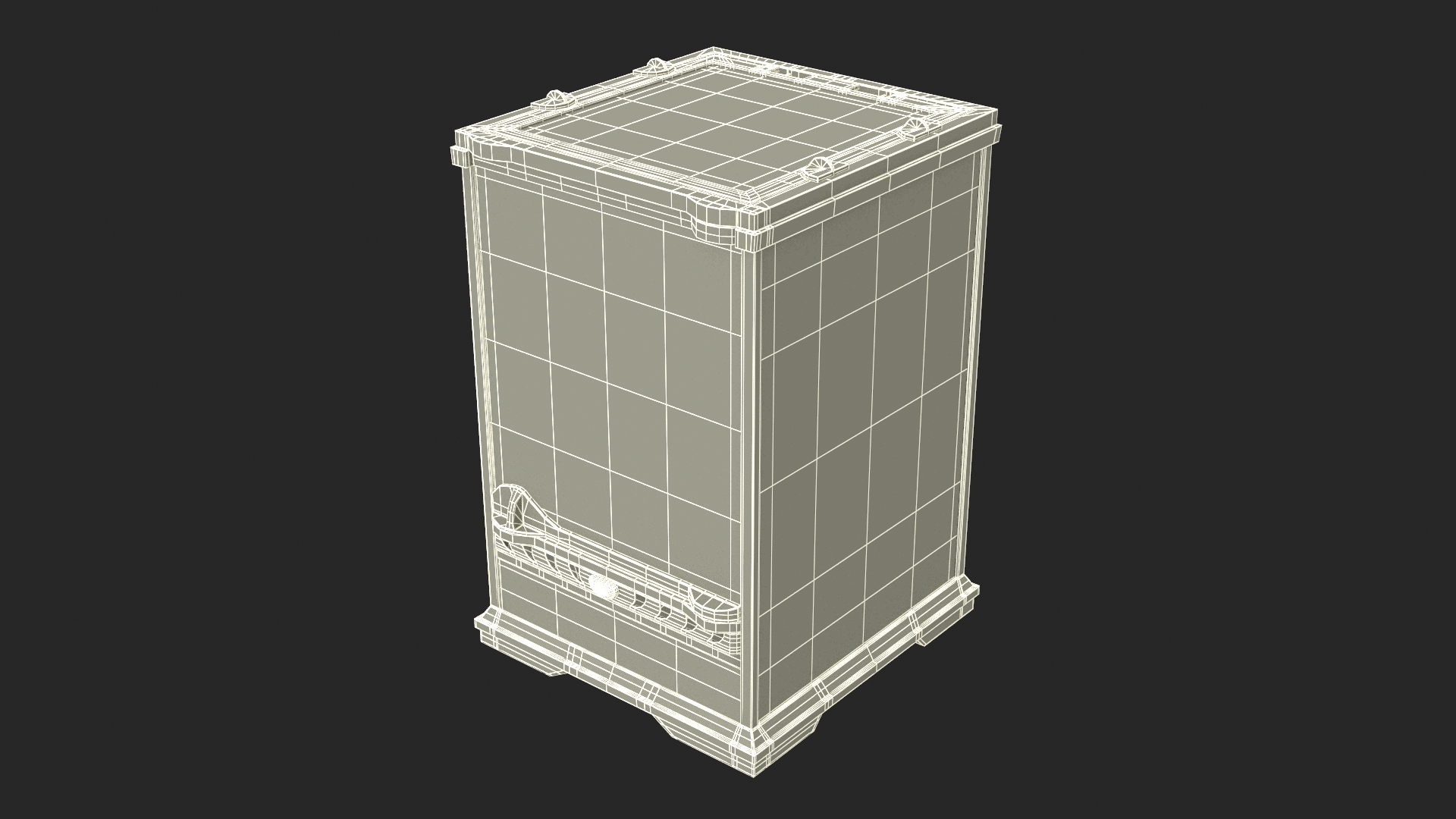 3D model Little Empty Desktop Terrarium