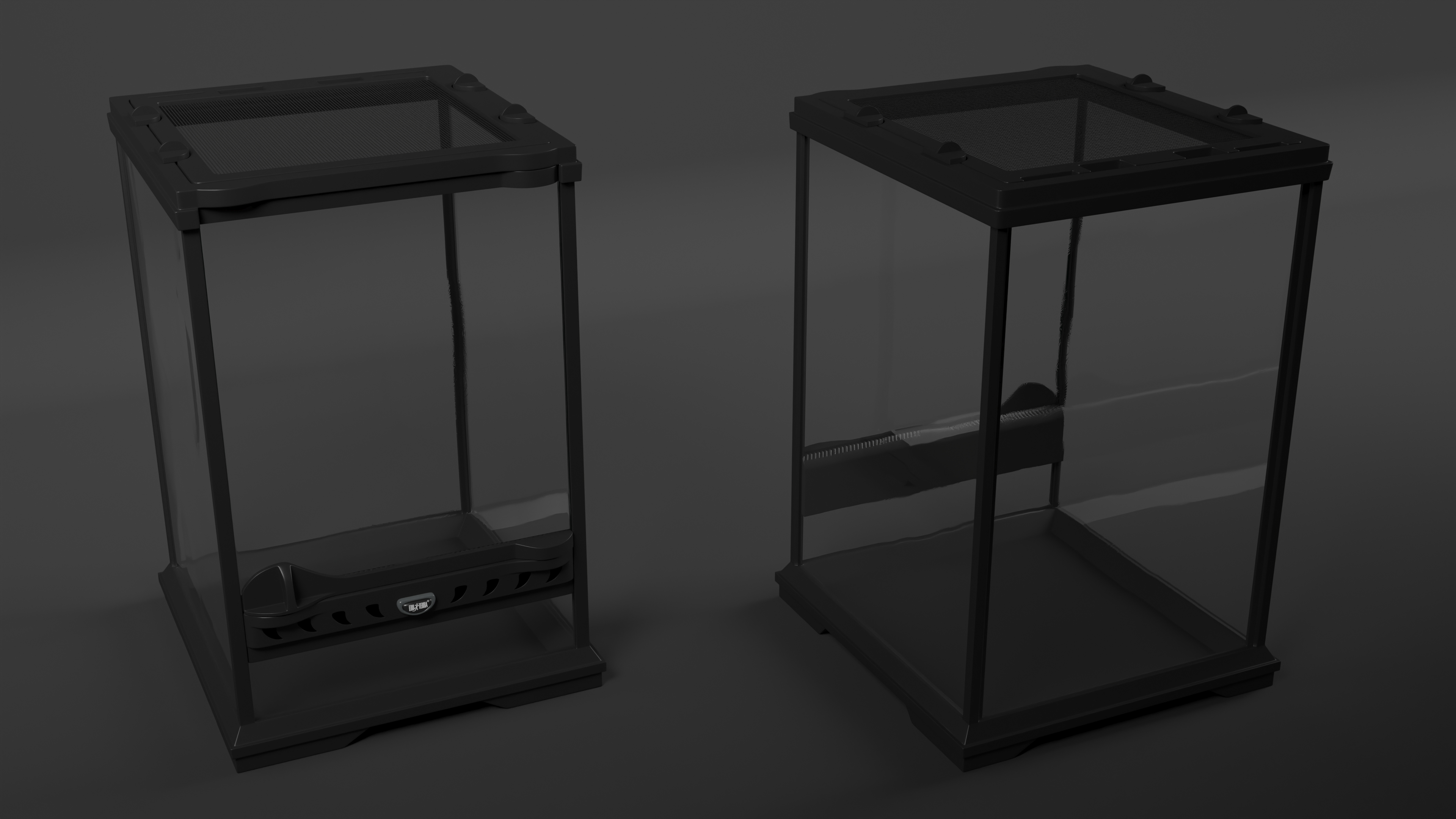 3D model Little Empty Desktop Terrarium