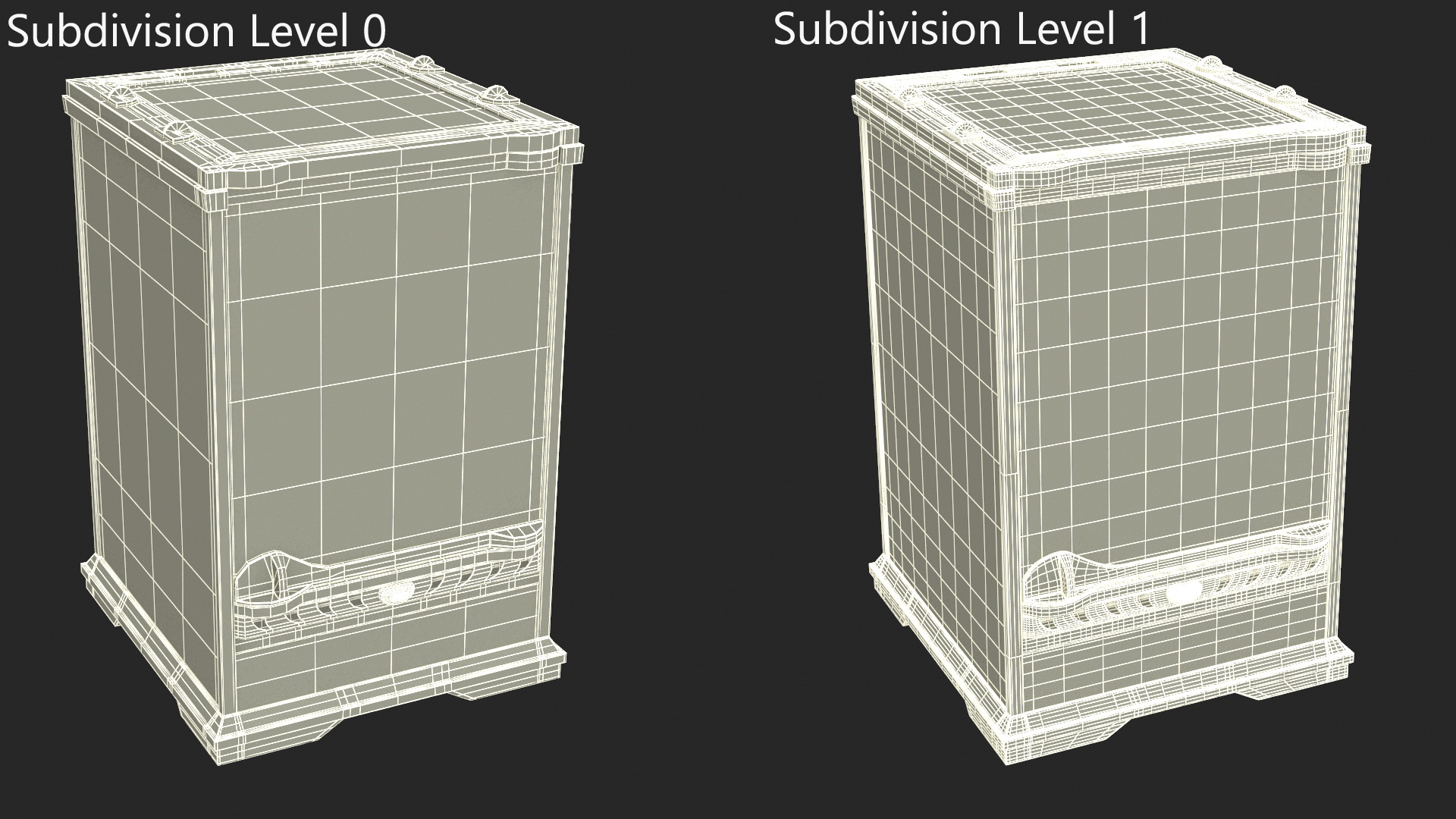 3D model Little Empty Desktop Terrarium
