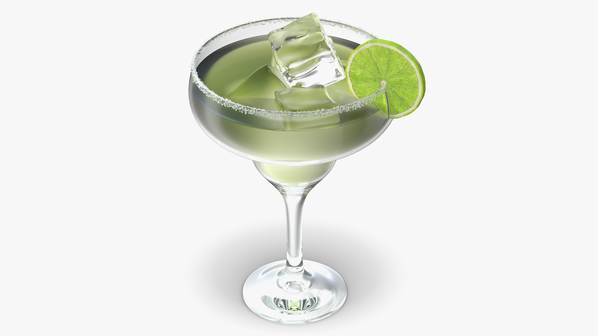 3D Classical Margarita Cocktail model